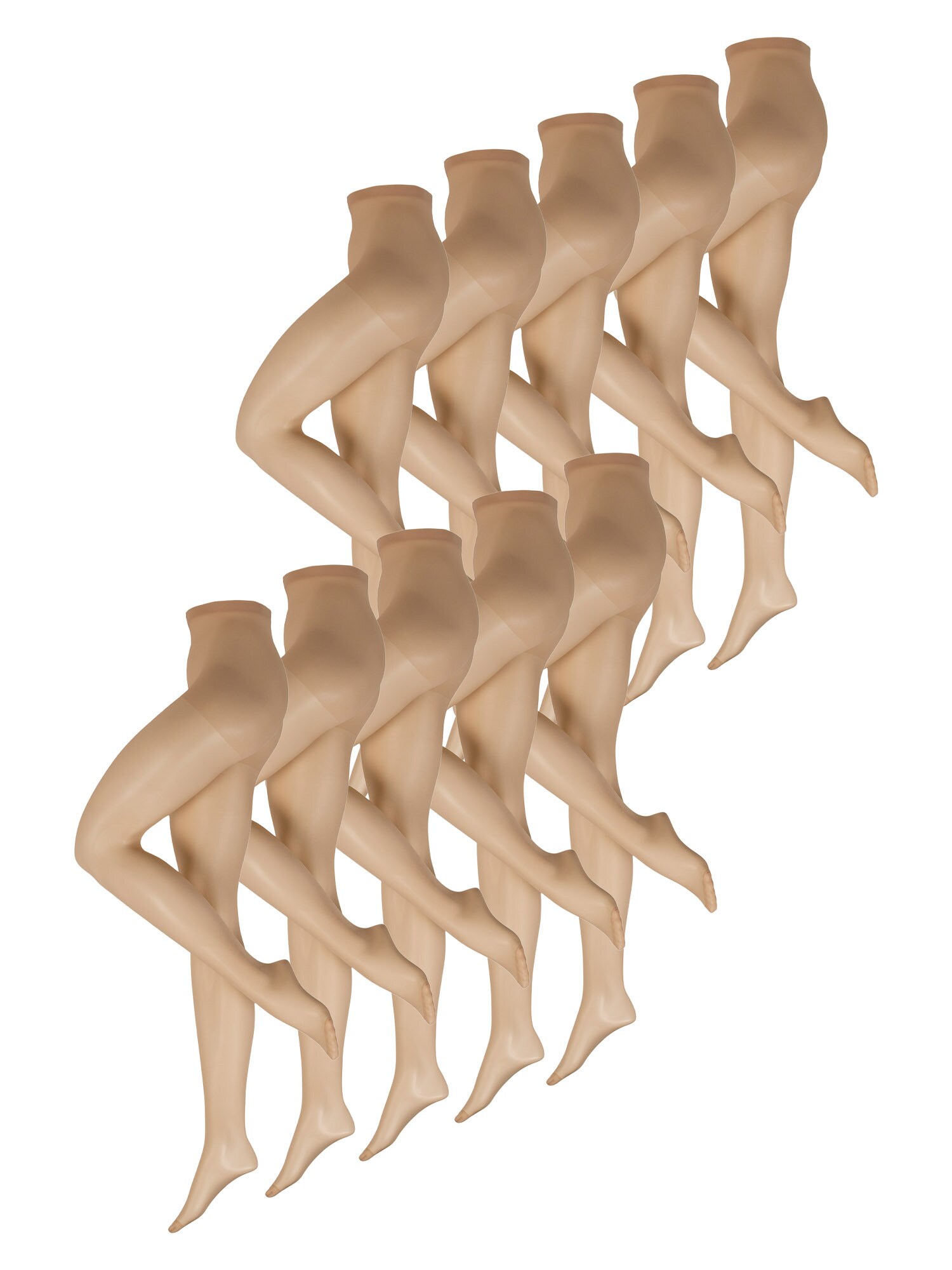 NUR DIE Damen Feinstrumpfhose Seidenfein 15 DEN 10 - Bild 1