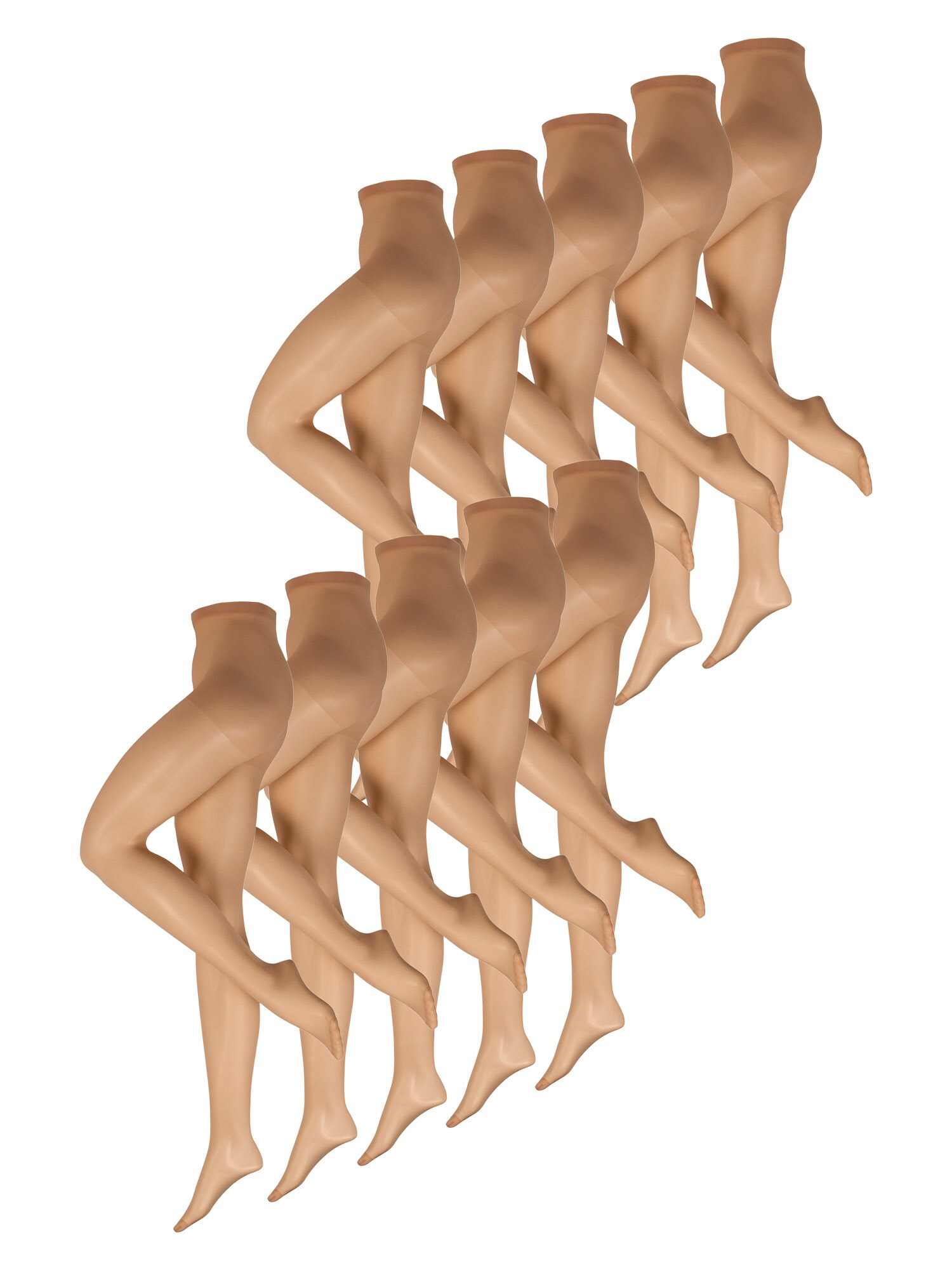 NUR DIE Damen Feinstrumpfhose Seidenfein 15 DEN 10 - Bild 1