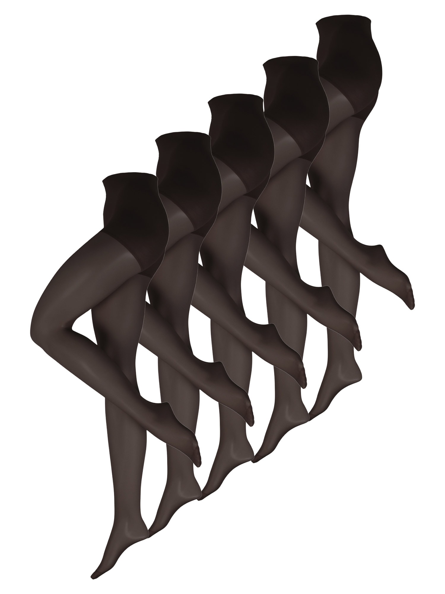 NUR DIE Damen Feinstrumpfhose Ohne Bund 20 DEN 5 - Bild 1