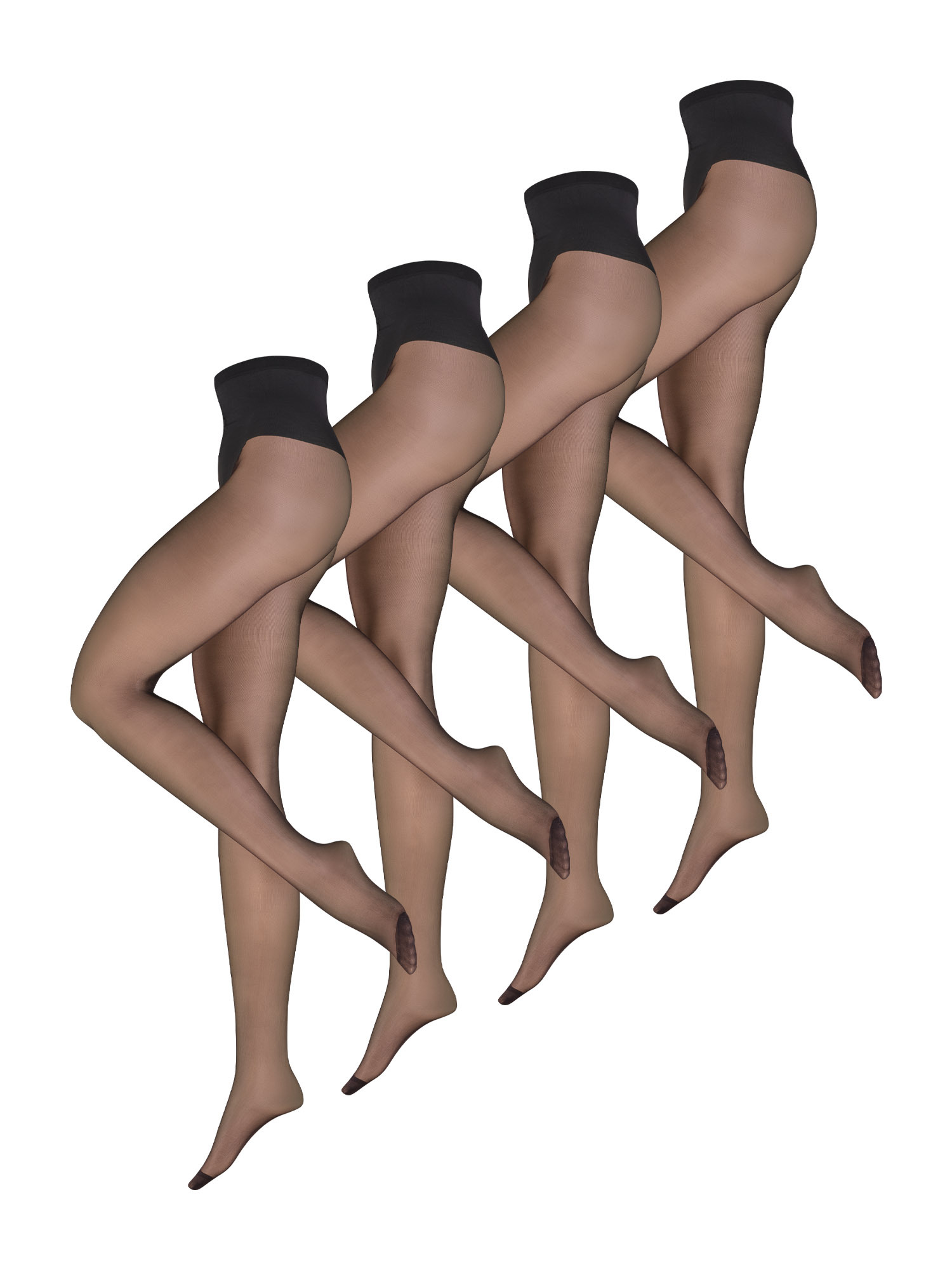 NUR DIE Damen Feinstrumpfhose Seidenfein In Shape 15 DEN 4 - Bild 1
