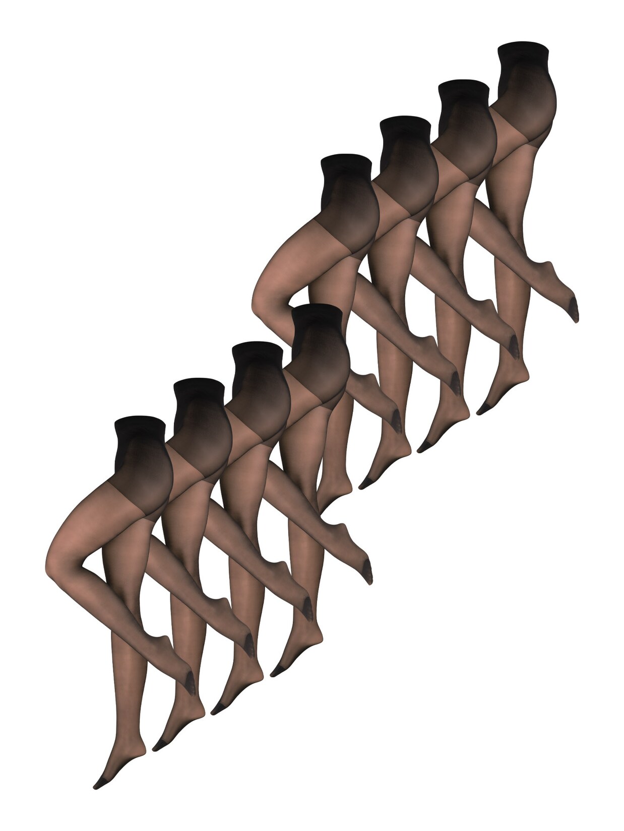 NUR DIE Damen Feinstrumpfhose Fit in Form 40 DEN 8