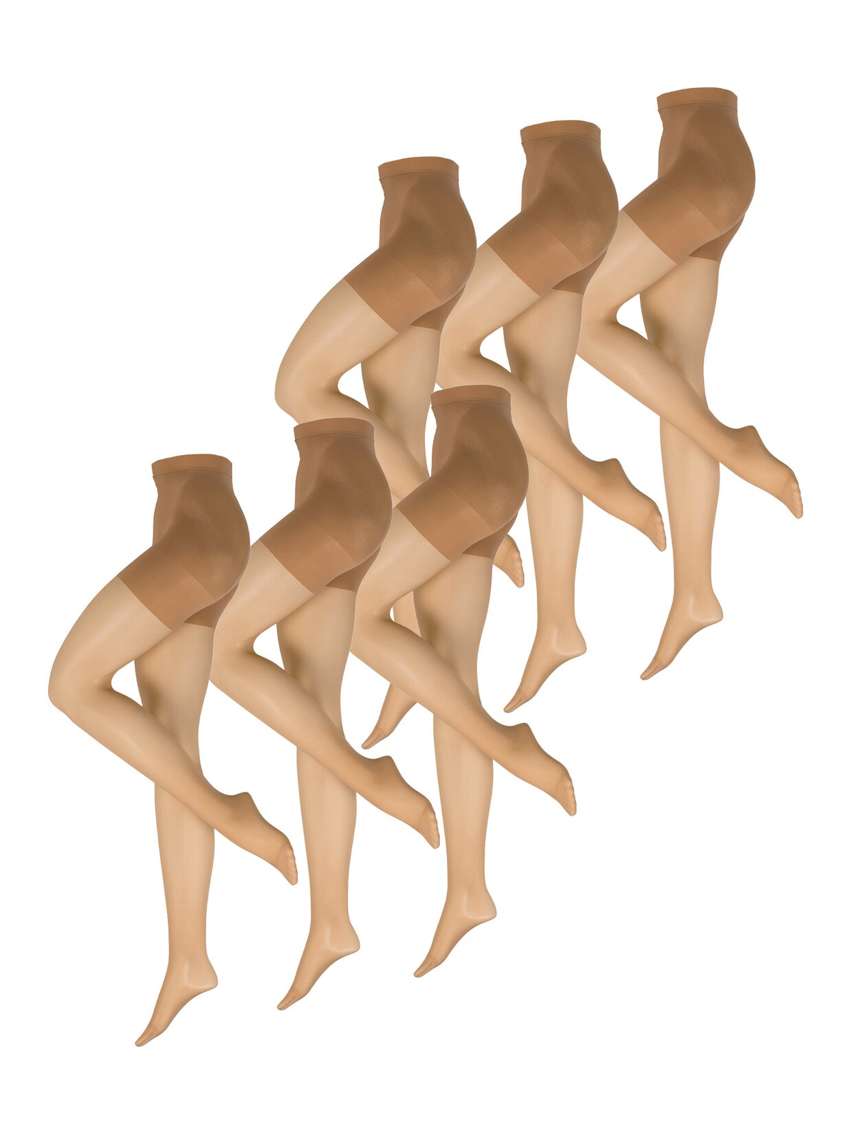 NUR DIE Damen Feinstrumpfhose Bauch-Beine-Po 20 DEN 6