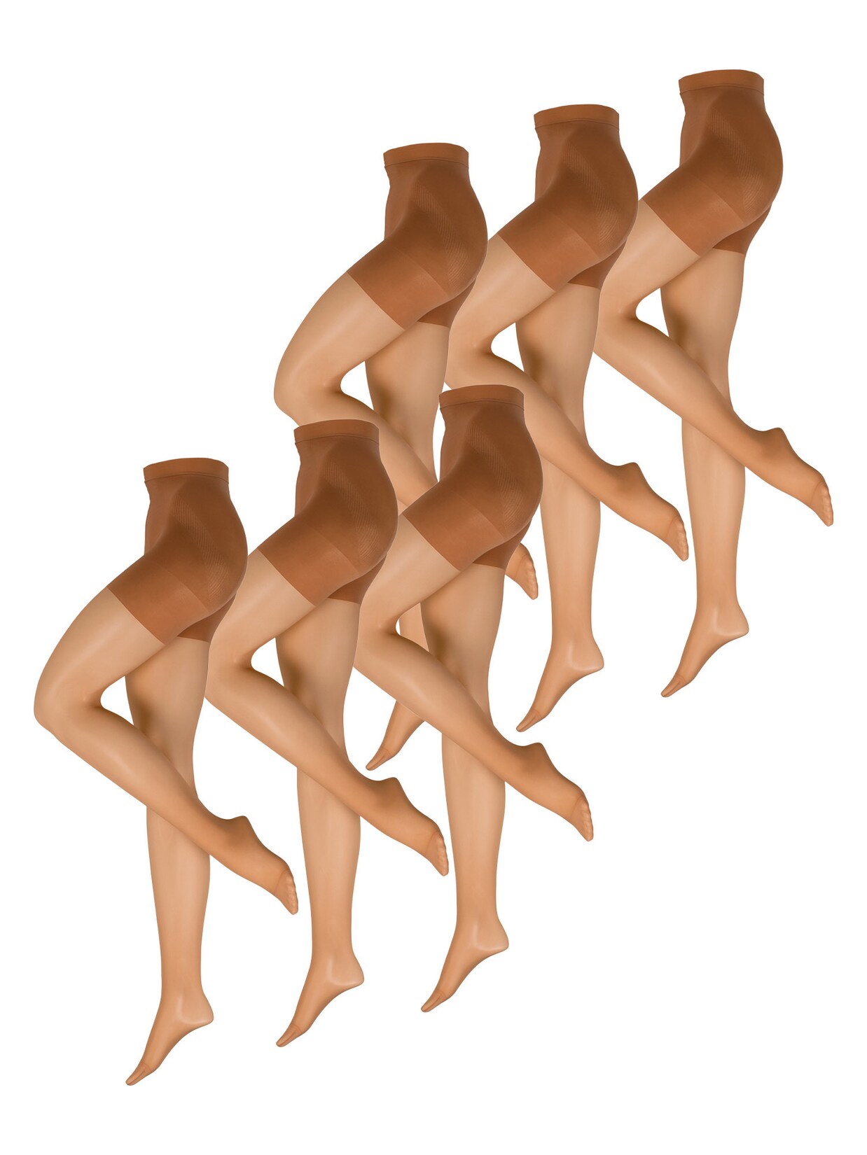 NUR DIE Damen Feinstrumpfhose Bauch-Beine-Po 20 DEN 6