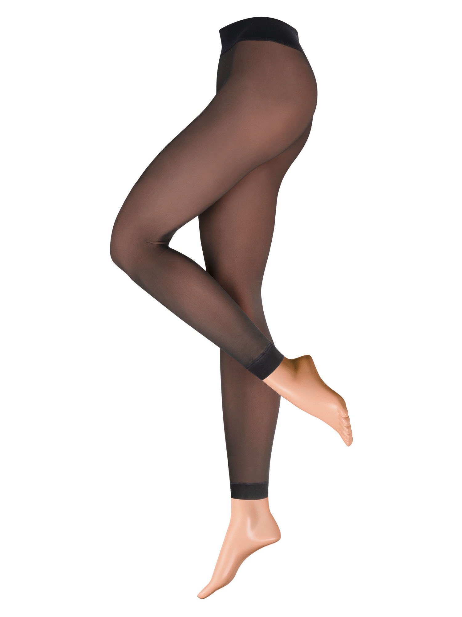 NUR DIE Damen Leggings Warm & Transparent 1er Pack - Bild 1