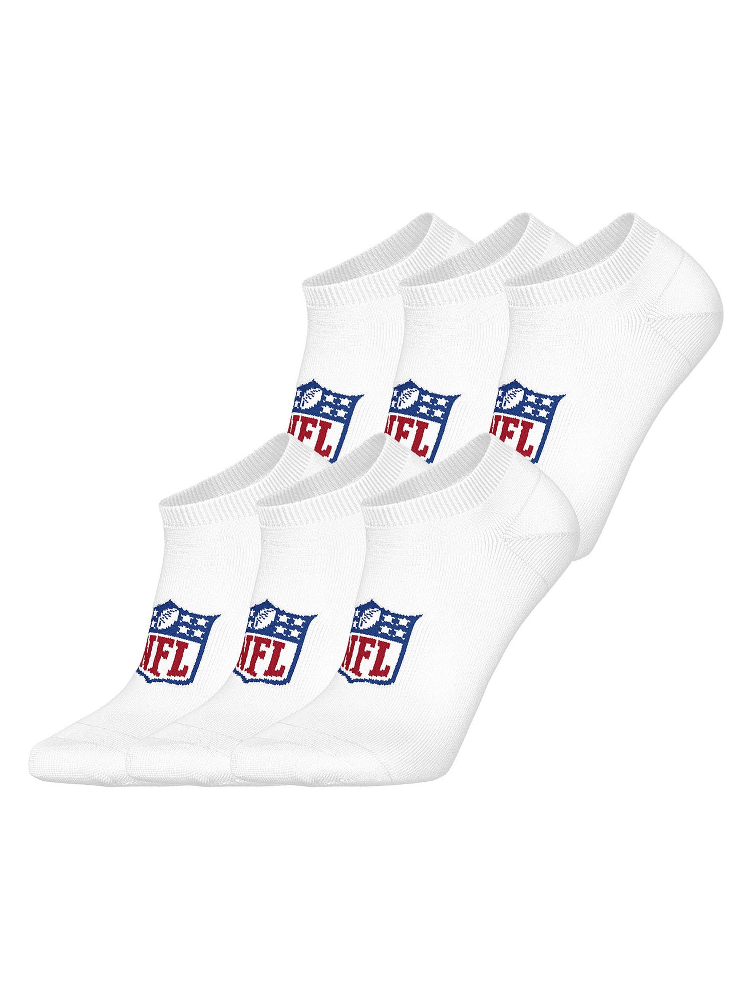 Huddle Unisex Freizeitsocken NFL Shield Sneaker 6er Pack - Bild 1