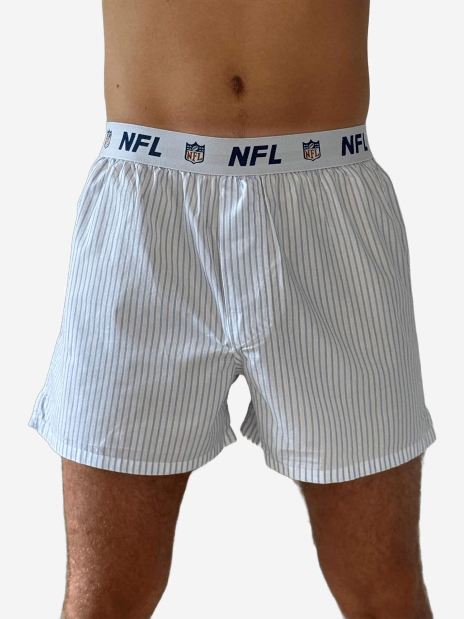 Huddle Herren Boxer NFL Shield Stripe 2er Pack - Bild 1