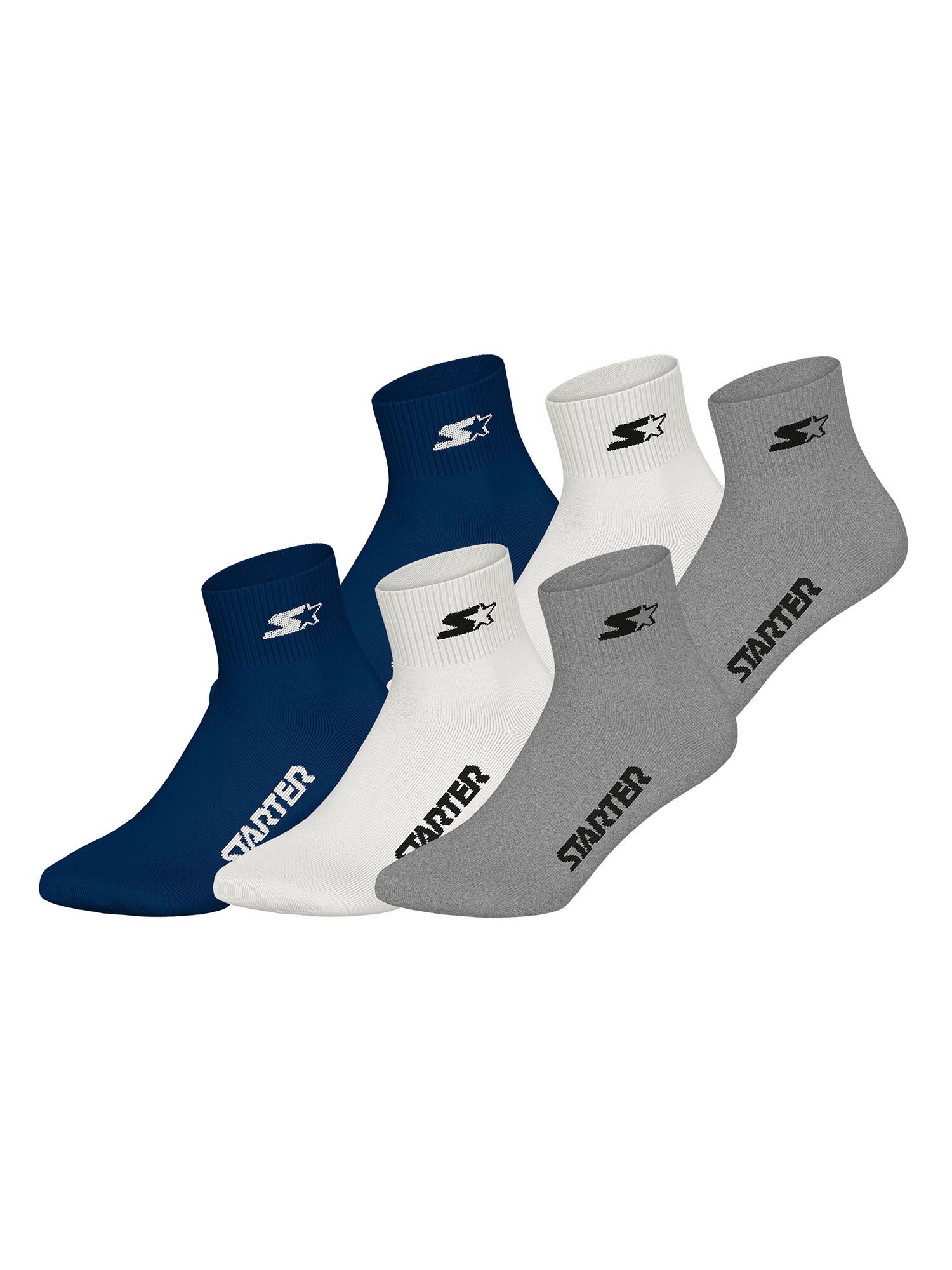 Starter Unisex Basicsocken Quarter 6er Pack - Bild 1