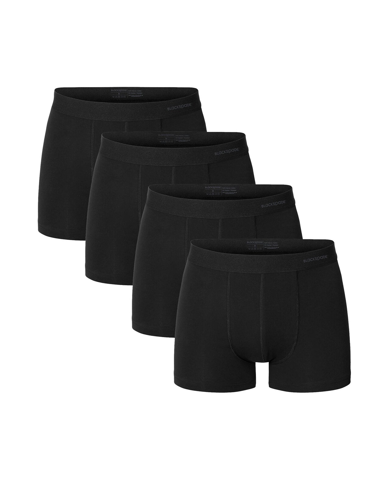 Blackspade Herren Boxer Basic 4er Pack