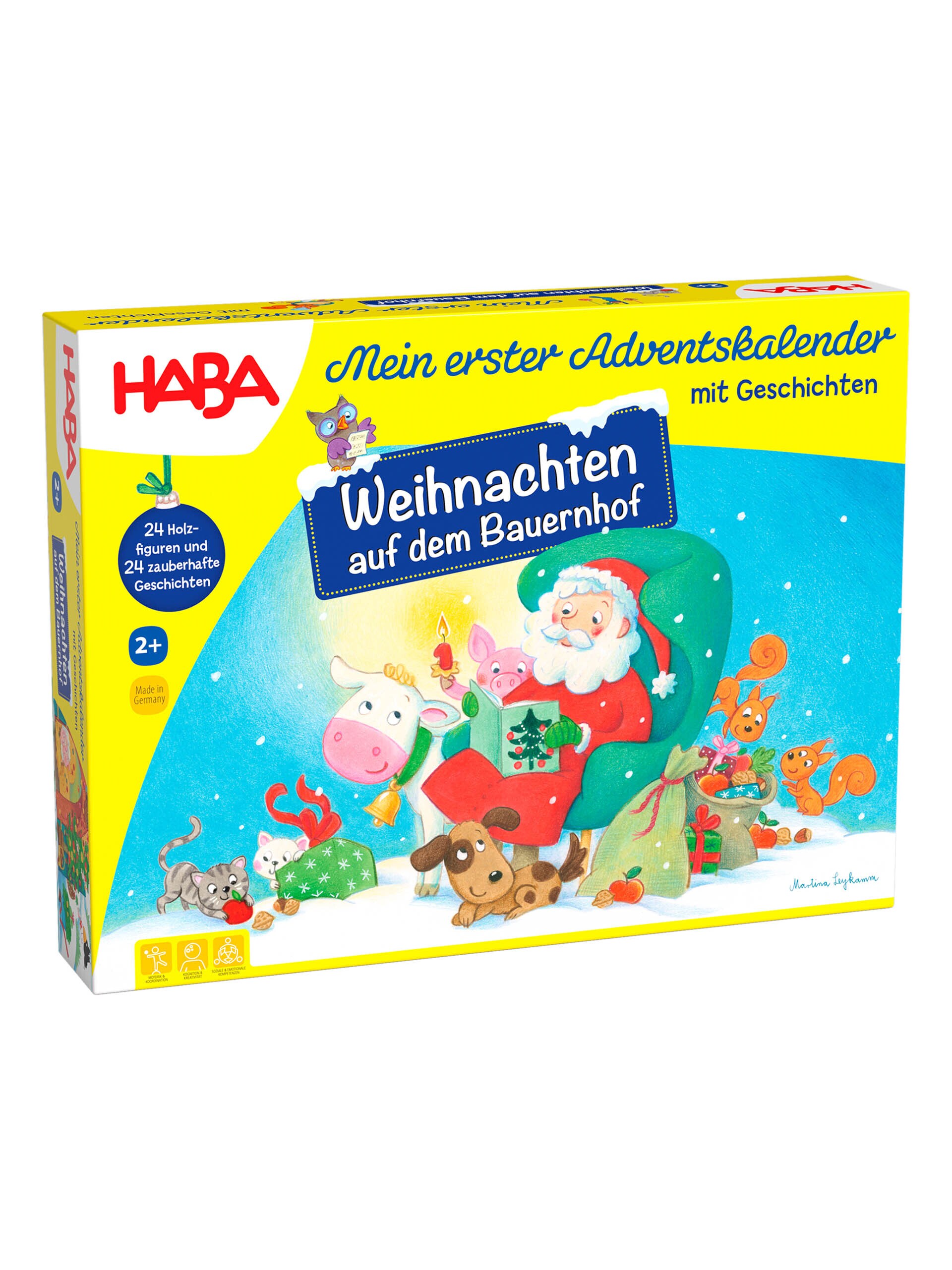 HABA Unisex Spielzeug-Adventskalender Weihnachten auf dem Bauernhof 1er Pack - Bild 1