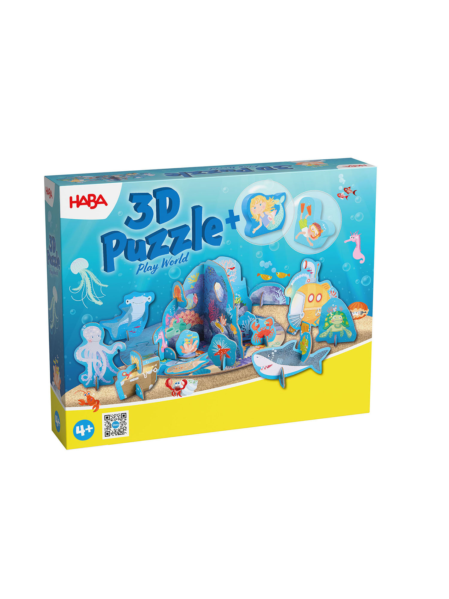 HABA Unisex Steckpuzzle 3D Puzzle Unter Wasser 1er Pack - Bild 1