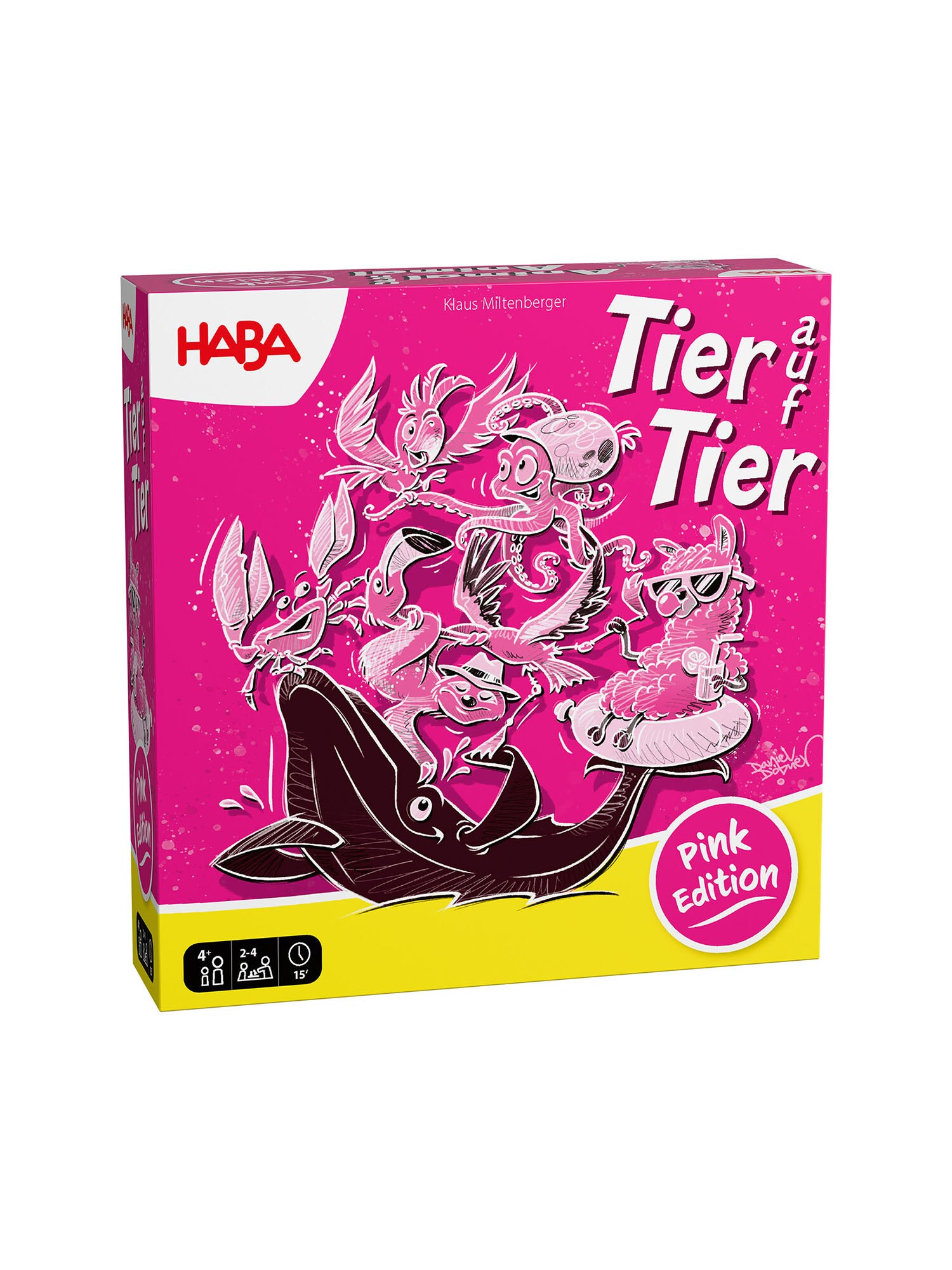 HABA Unisex Spiel Tier auf Tier Pink Edition 1er Pack - Bild 1