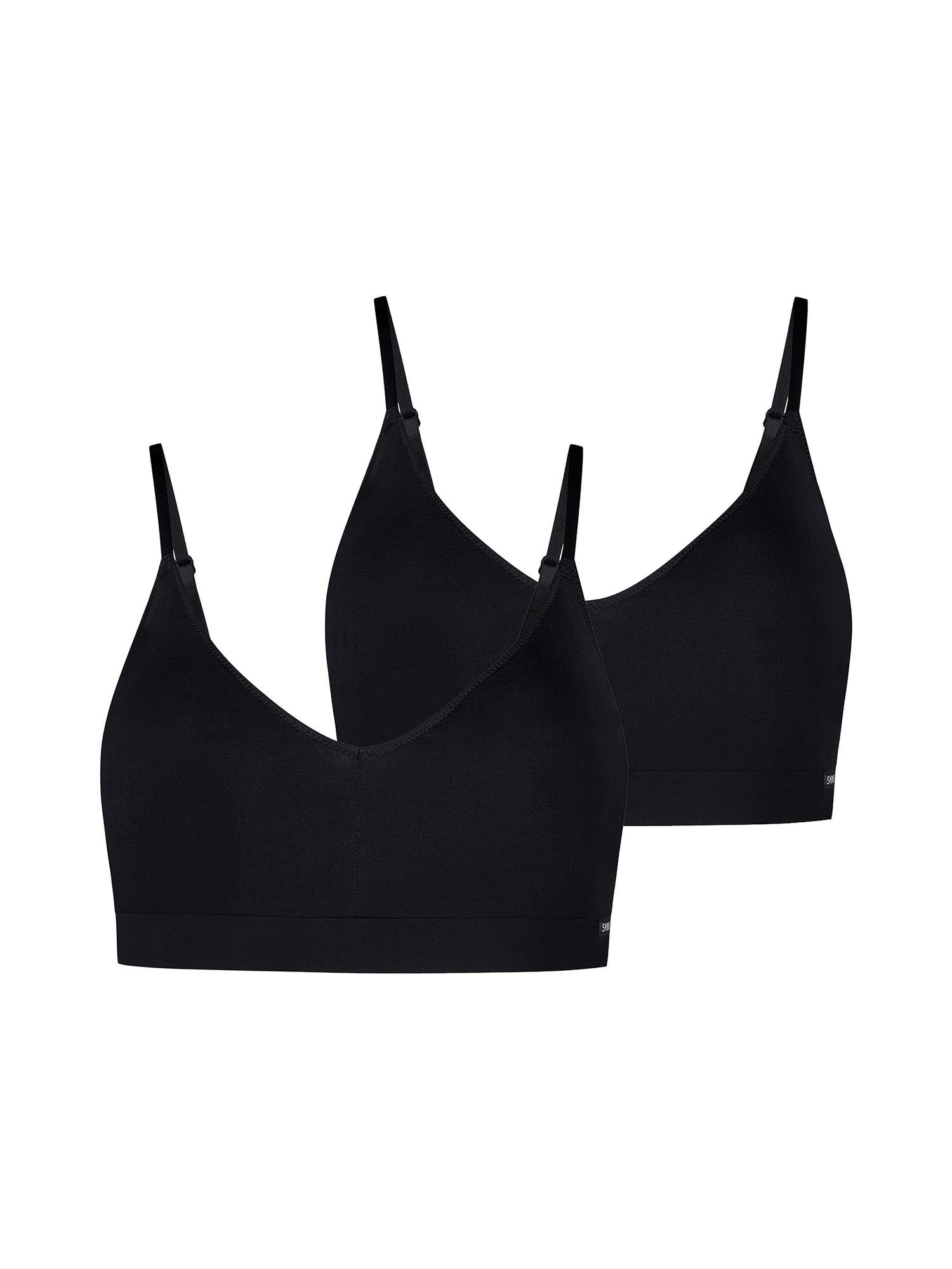 SKINY Damen Soft-BH Cotton Essentials 2er Pack - Bild 1
