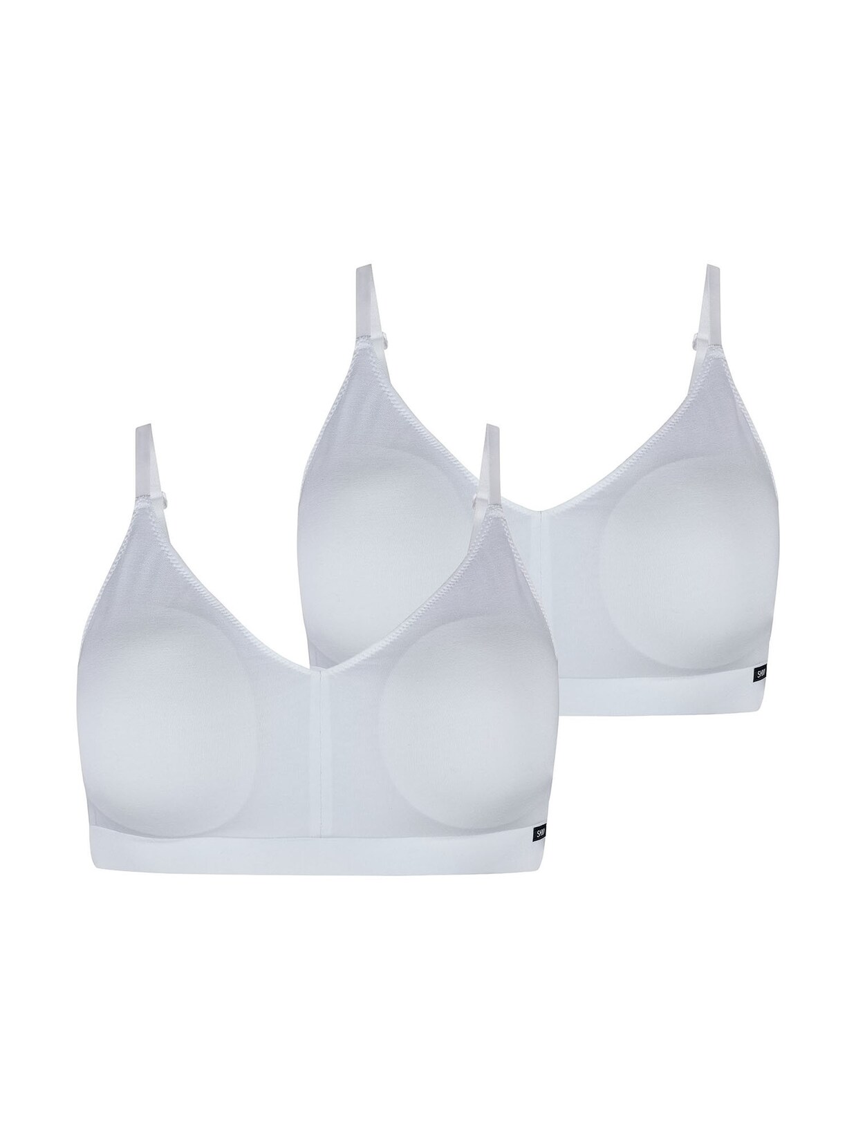 SKINY Damen Soft-BH Cotton Essentials 2er Pack
