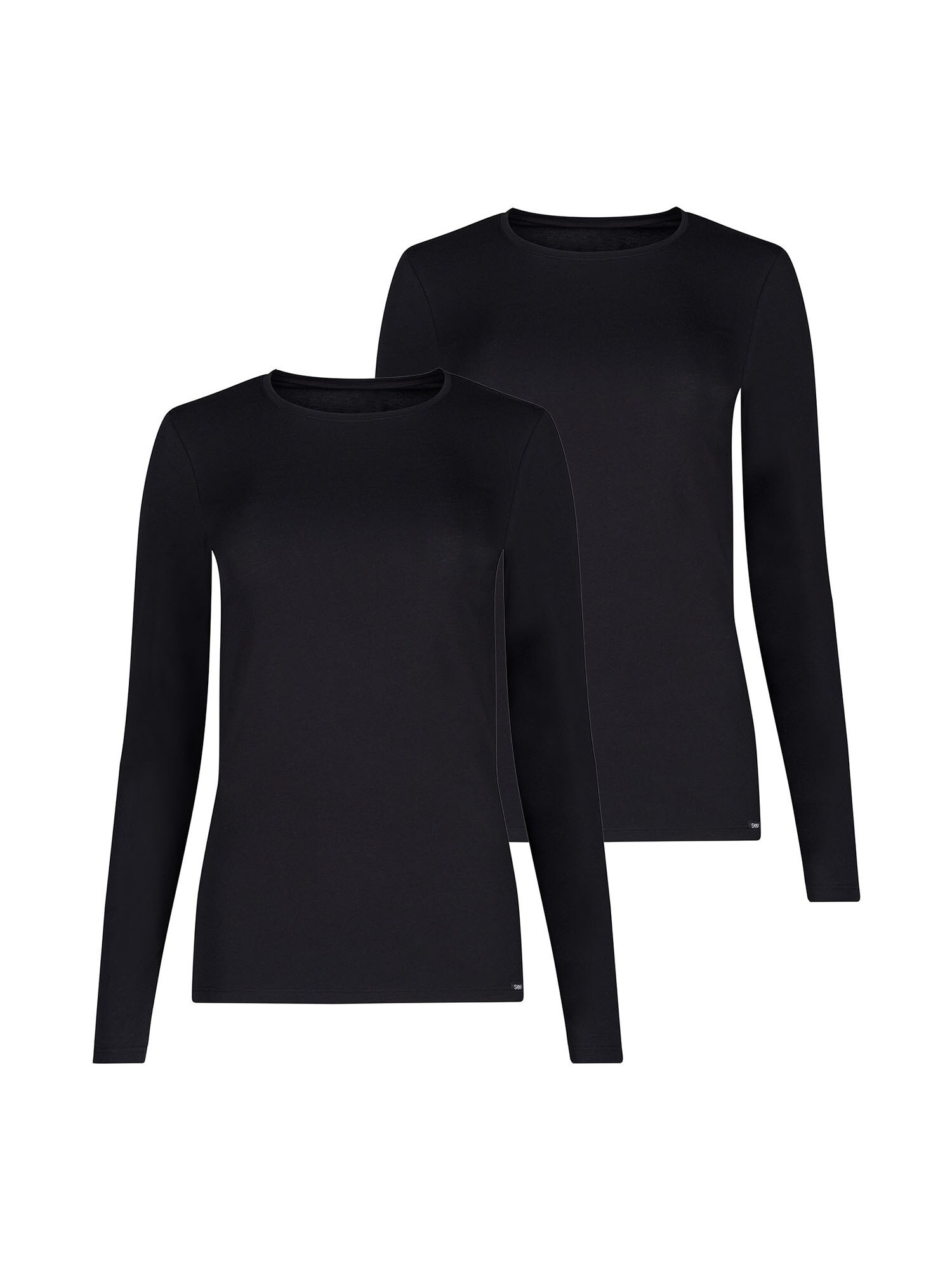 SKINY Damen T-Shirt Cotton Essentials 2er Pack - Bild 1