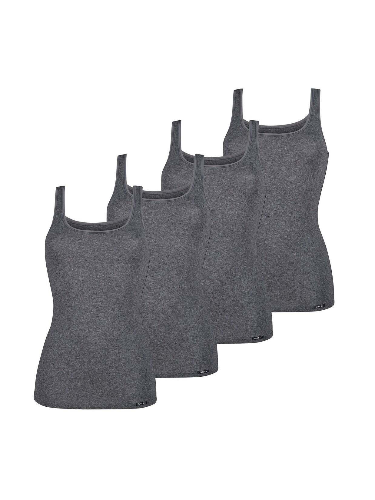 SKINY Damen Tanktop Cotton Advantage 4er Pack