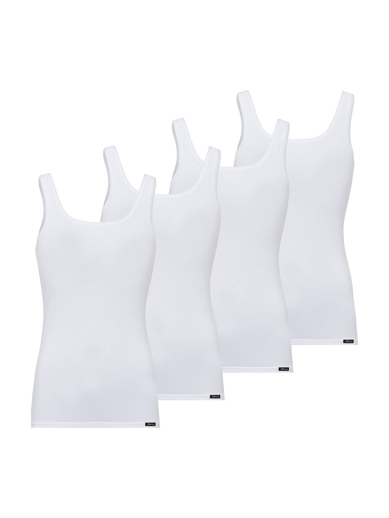 SKINY Damen Tanktop Cotton Advantage 4er Pack