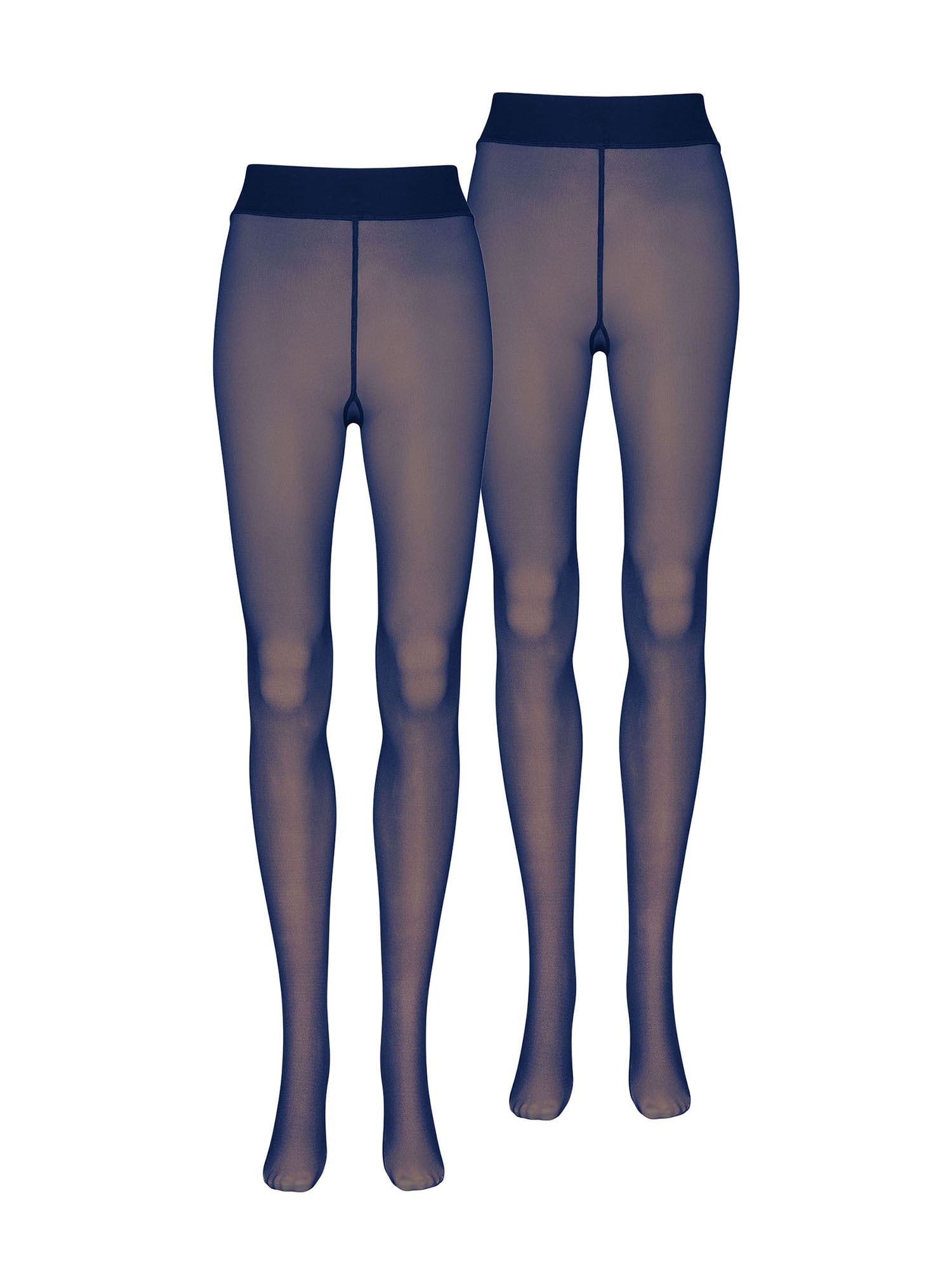 NUR DIE Damen Feinstrumpfhose Warm & Transparent 2er Pack - Bild 1