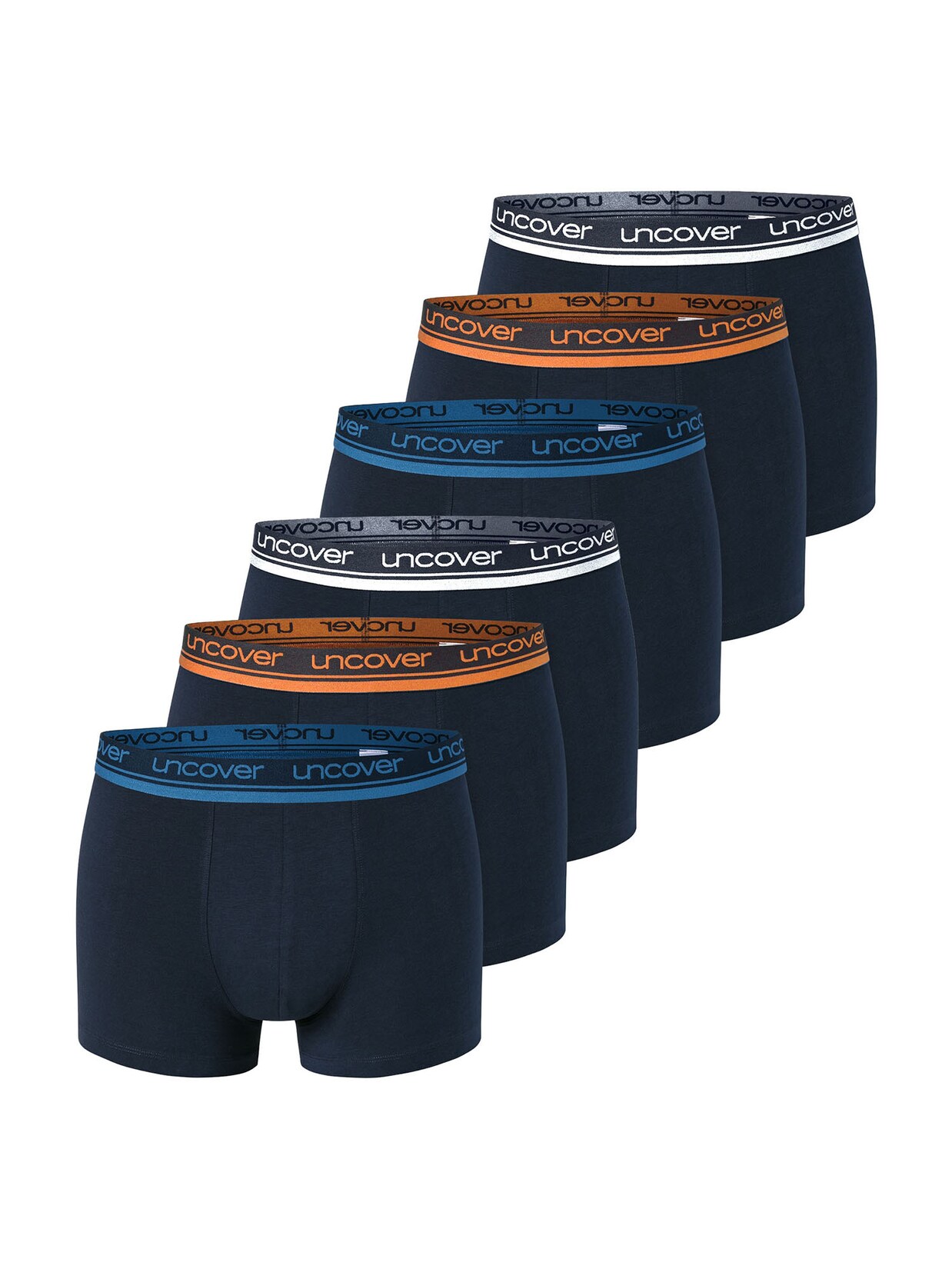 uncover by SCHIESSER Herren Trunk Cotton Serie 6er Pack