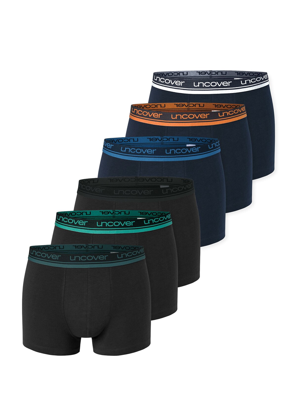 uncover by SCHIESSER Herren Trunk Cotton Serie 6er Pack