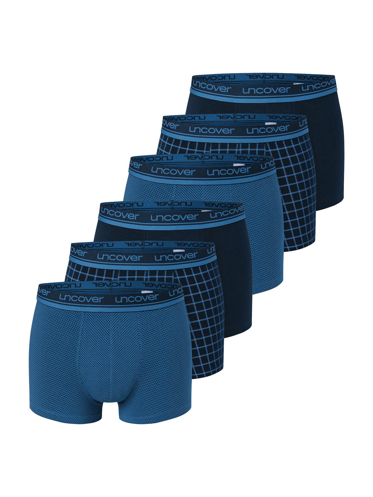 uncover by SCHIESSER Herren Trunk Cotton Serie 6er Pack