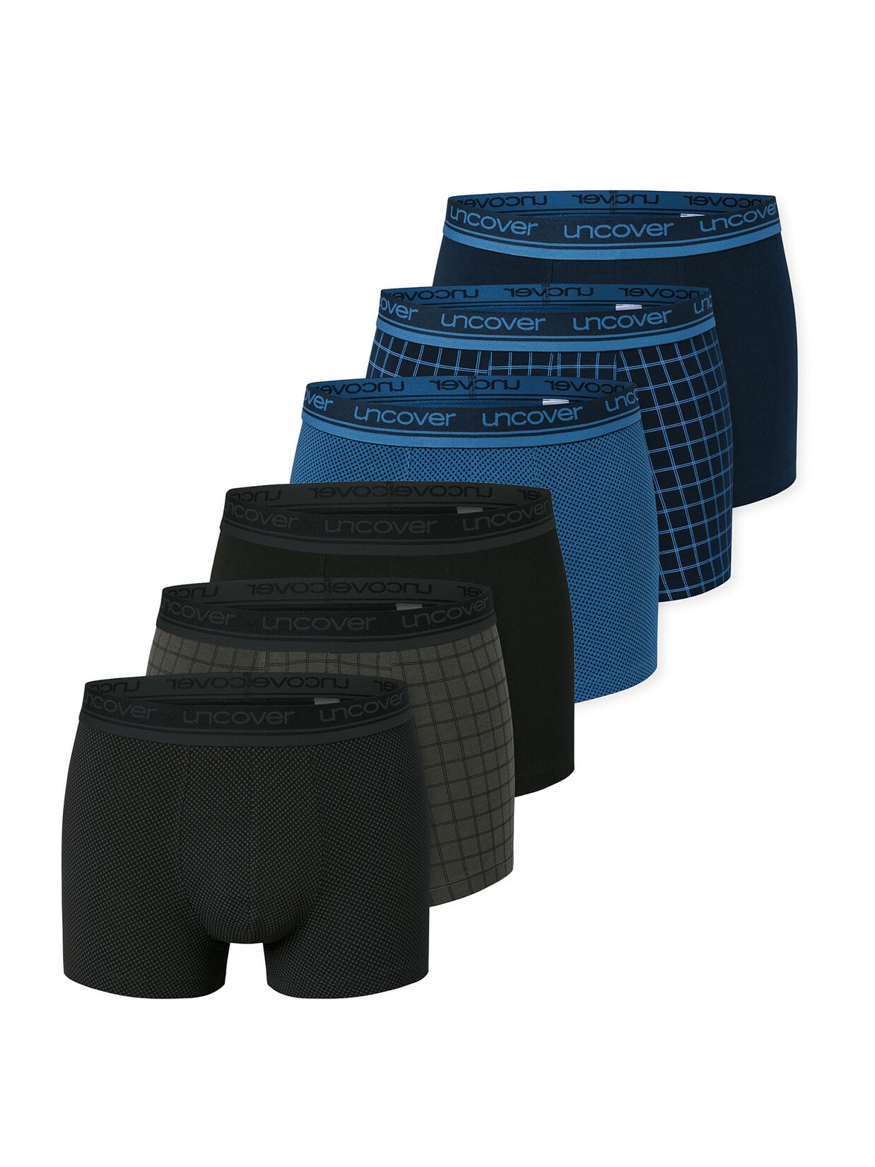 uncover by SCHIESSER Herren Trunk Cotton Serie 6er Pack