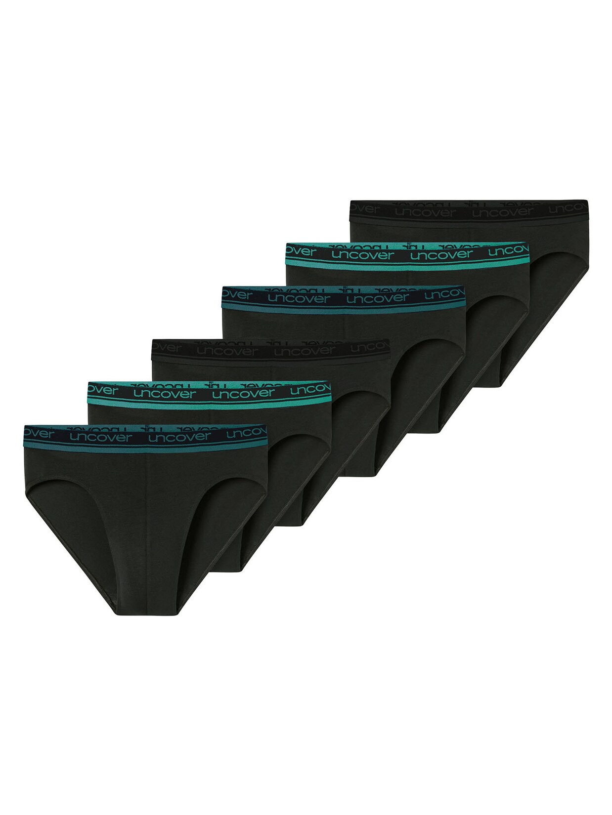 uncover by SCHIESSER Herren Rioslip Cotton Serie 6er Pack