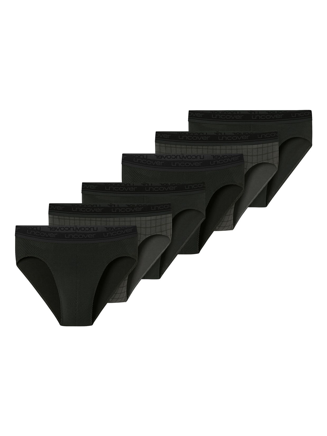 uncover by SCHIESSER Herren Rioslip Cotton Serie 6er Pack