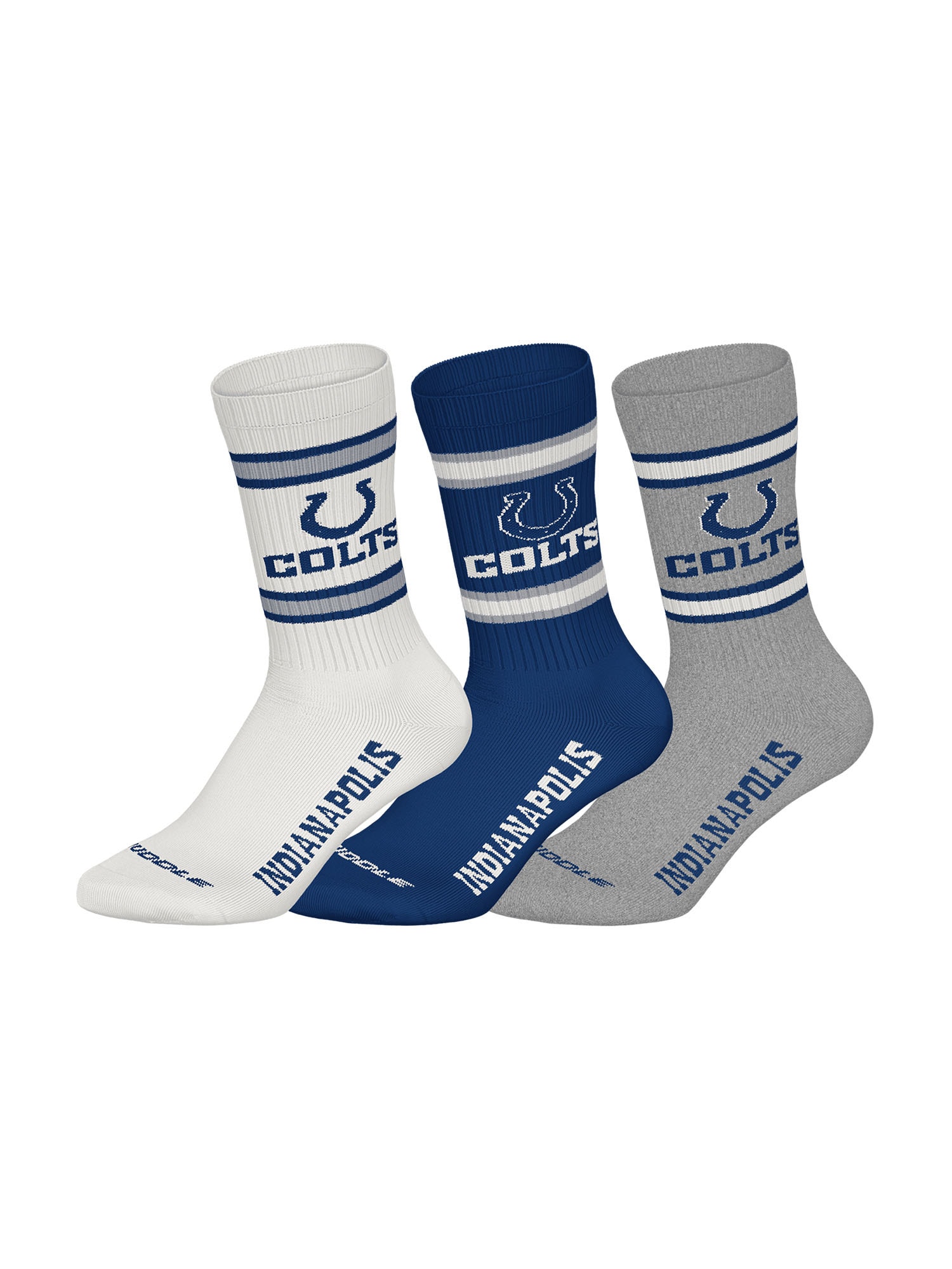 Huddle Unisex Freizeitsocken Indianapolis Colts 3er Pack - Bild 1
