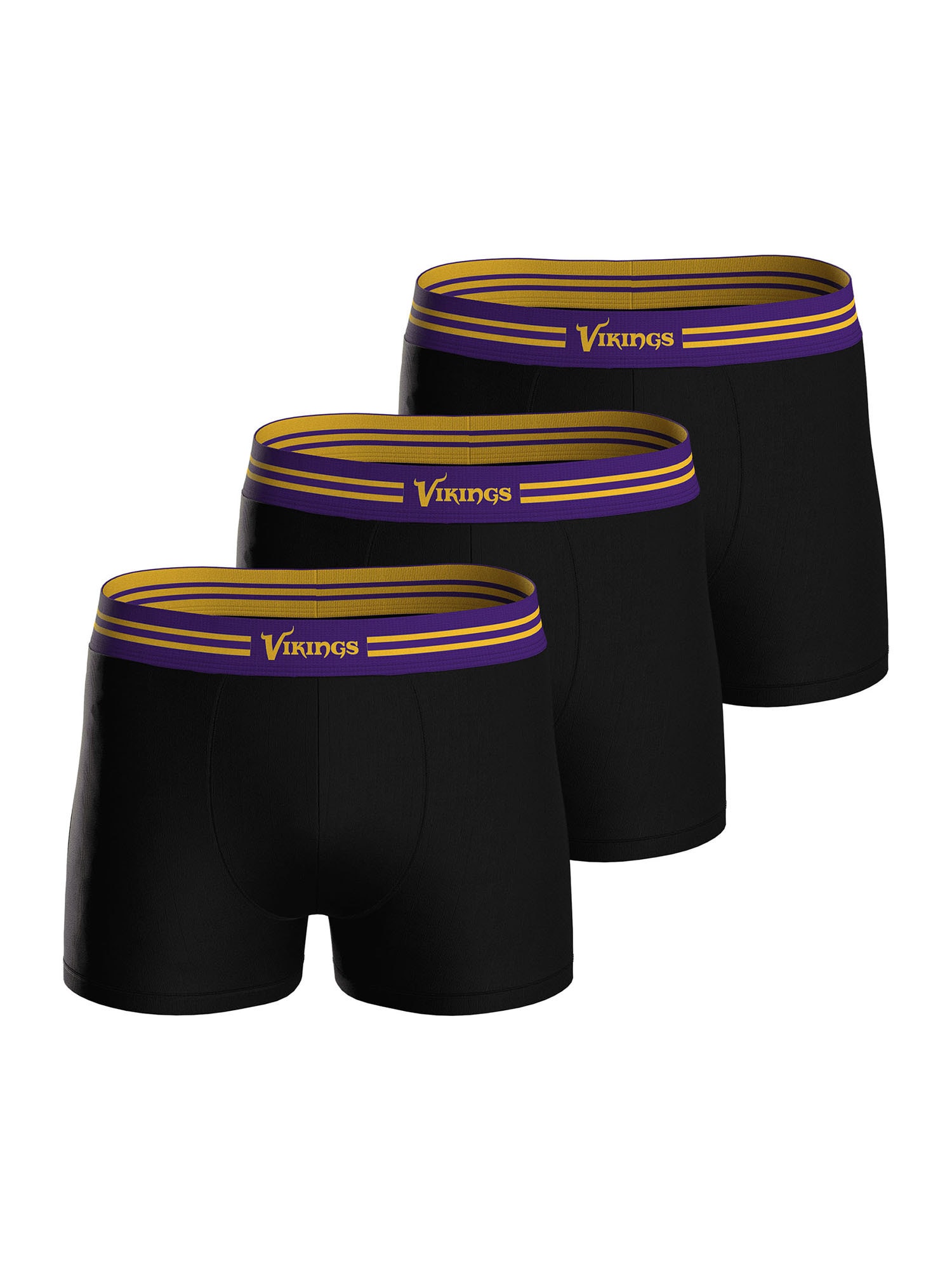 Huddle Herren Boxer Minnesota Vikings 3er Pack - Bild 1