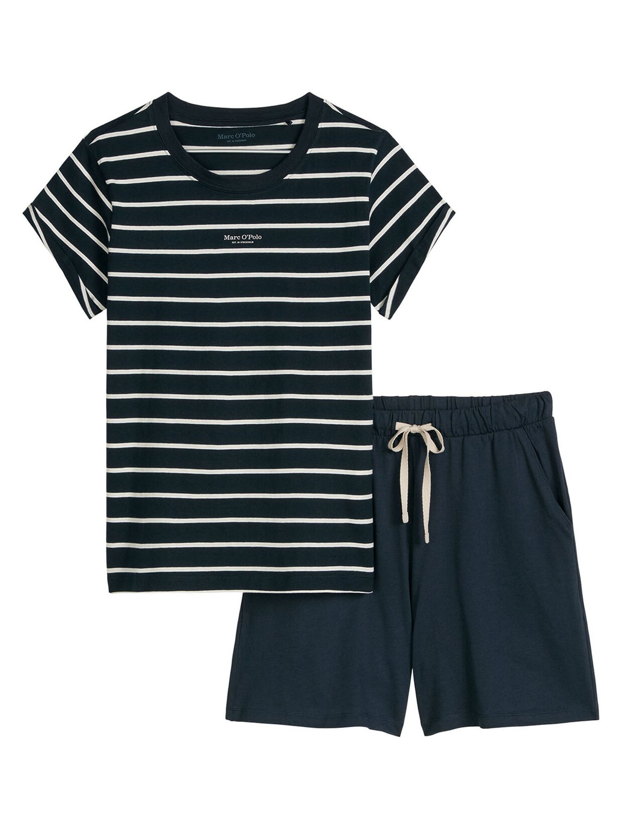 Marc O'Polo Damen Pyjama Mix N Match 1er Pack