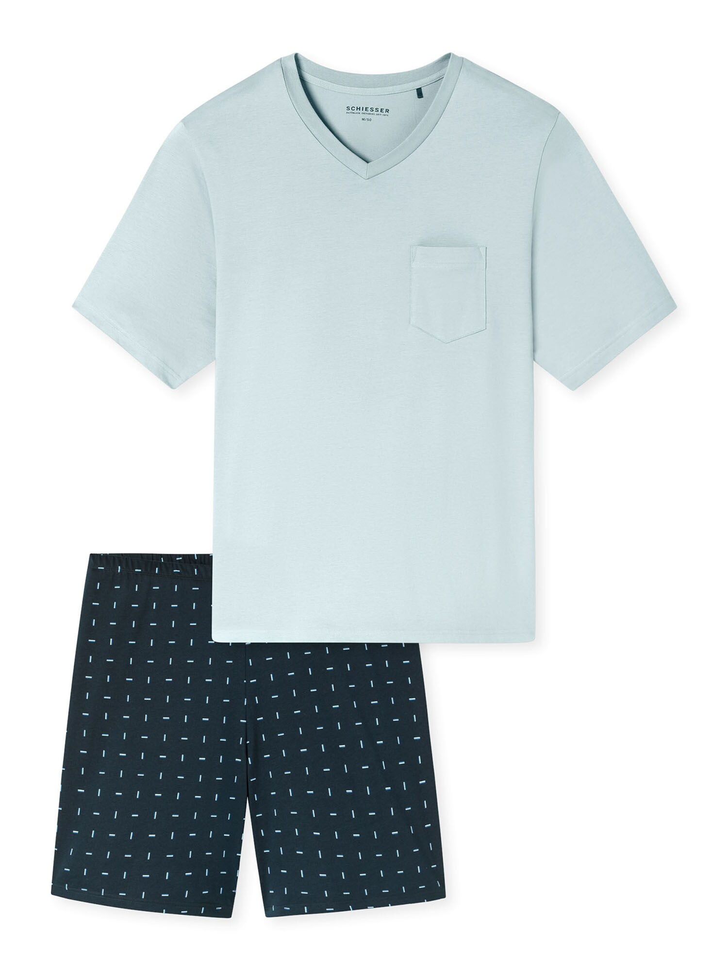 Schiesser Herren Schlafanzug Comfort Essentials 1er Pack - Bild 1