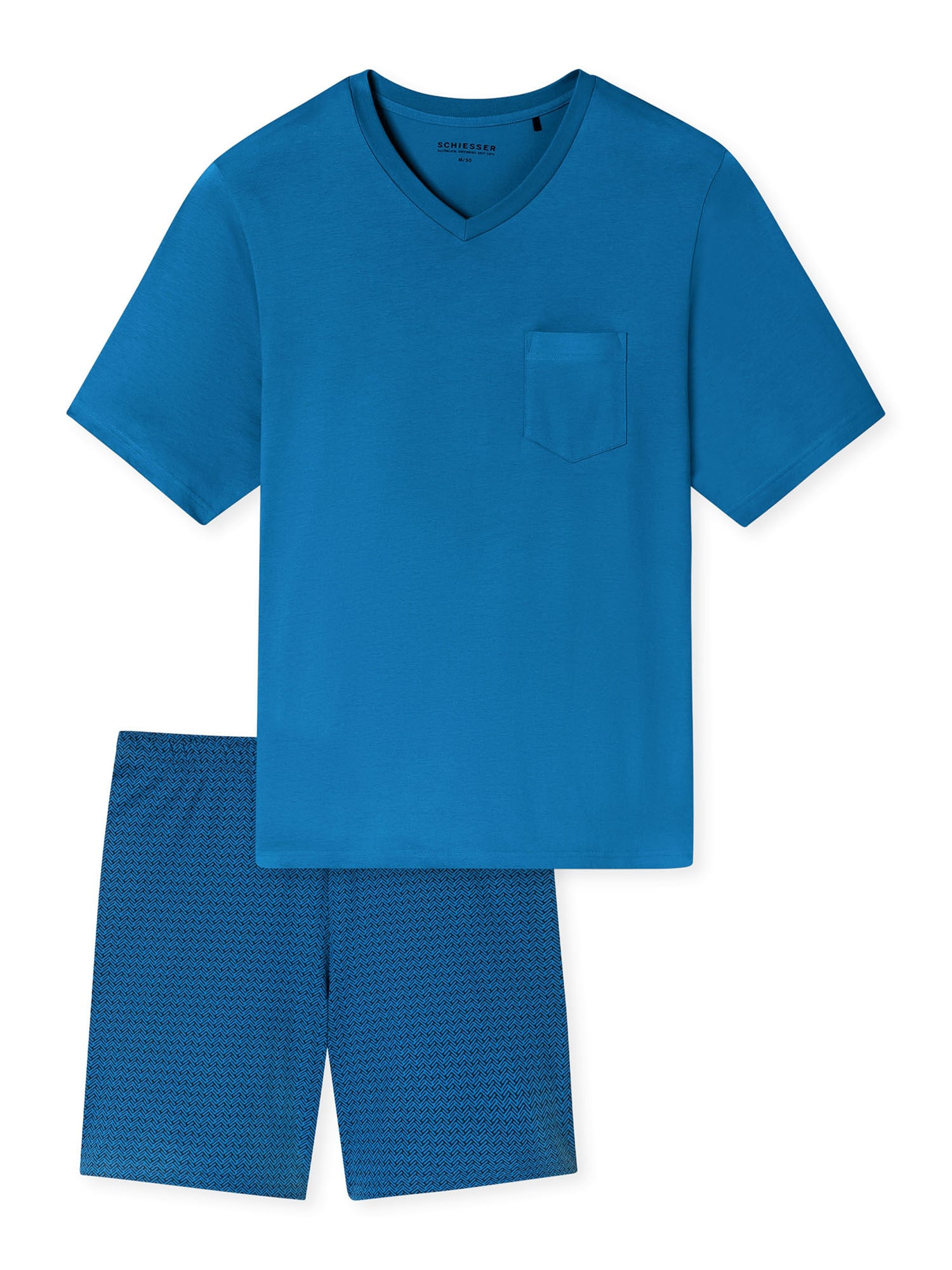 Schiesser Herren Schlafanzug Comfort Essentials 1er Pack - Bild 1