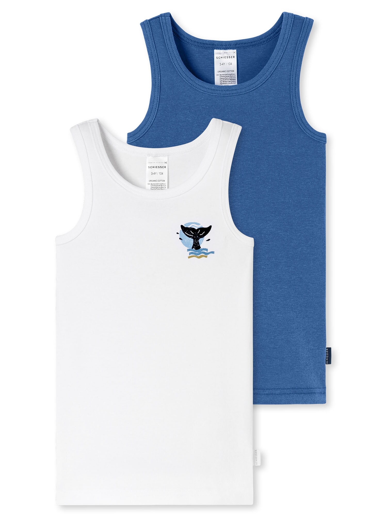 Schiesser Jungen Unterhemd Fine Rib 2er Pack - Bild 1