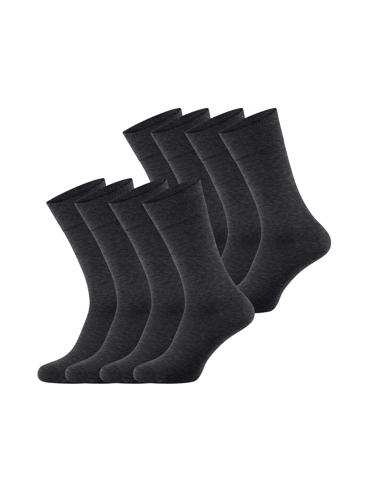 NUR DIE Herren Freizeitsocken Bambus Komfortbund 8er Pack