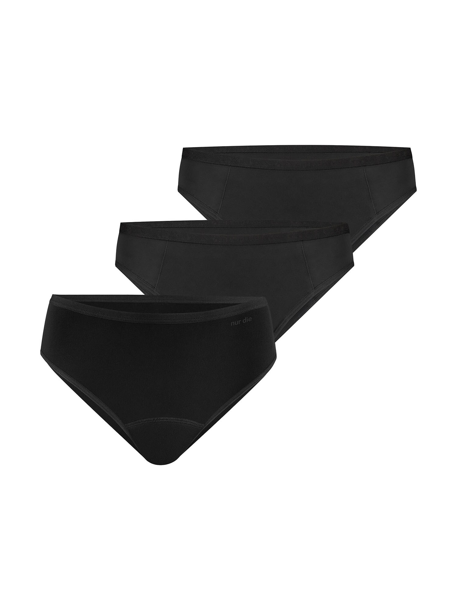 NUR DIE Damen Periodenslip Protection Trio Slip mittelstark extrastark 3er Pack - Bild 1