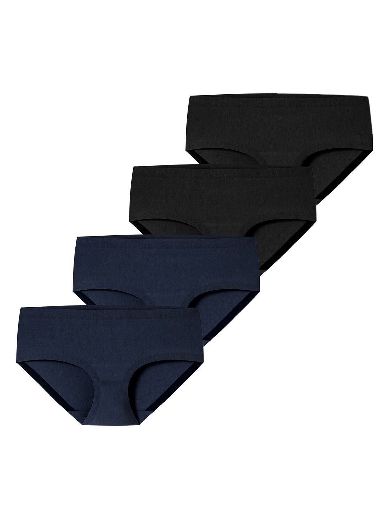 Schiesser Damen Panty Invisible Cotton 4er Pack