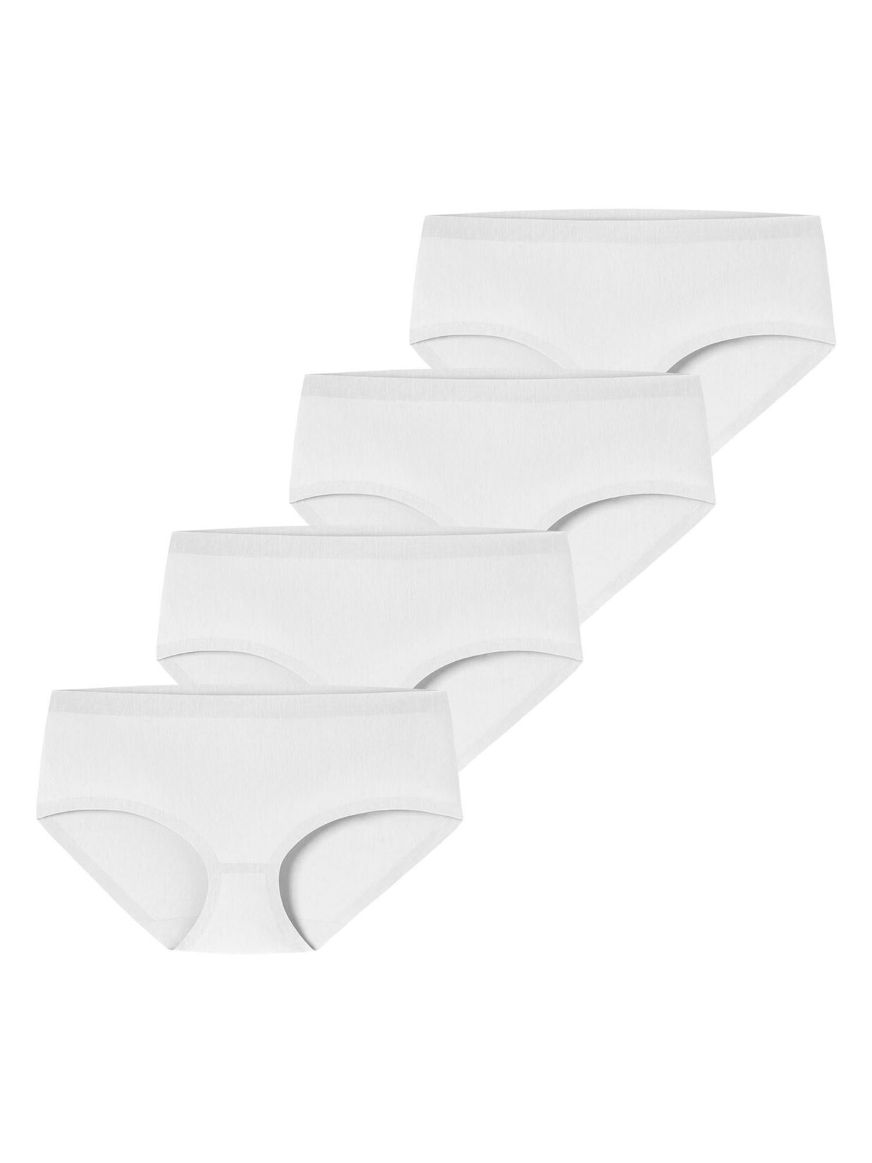 Schiesser Damen Panty Invisible Cotton 4er Pack