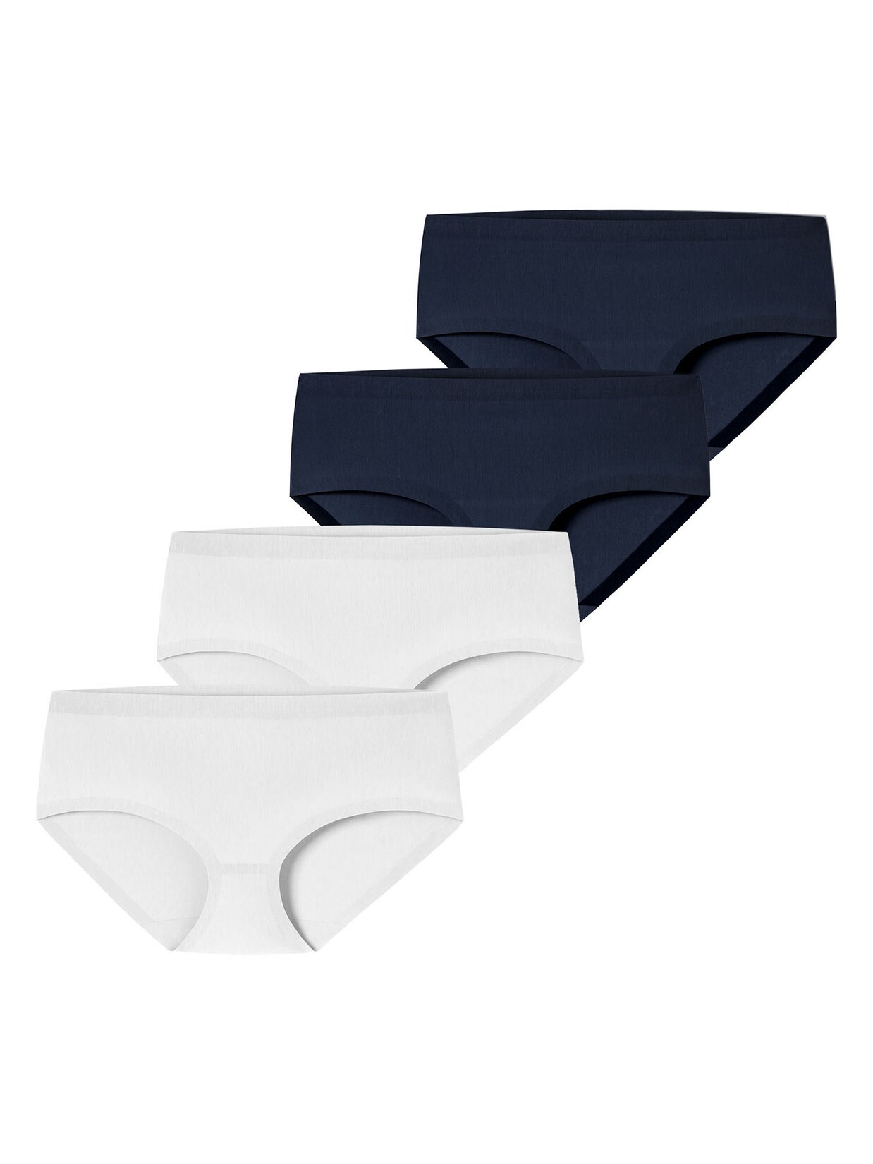 Schiesser Damen Panty Invisible Cotton 4er Pack