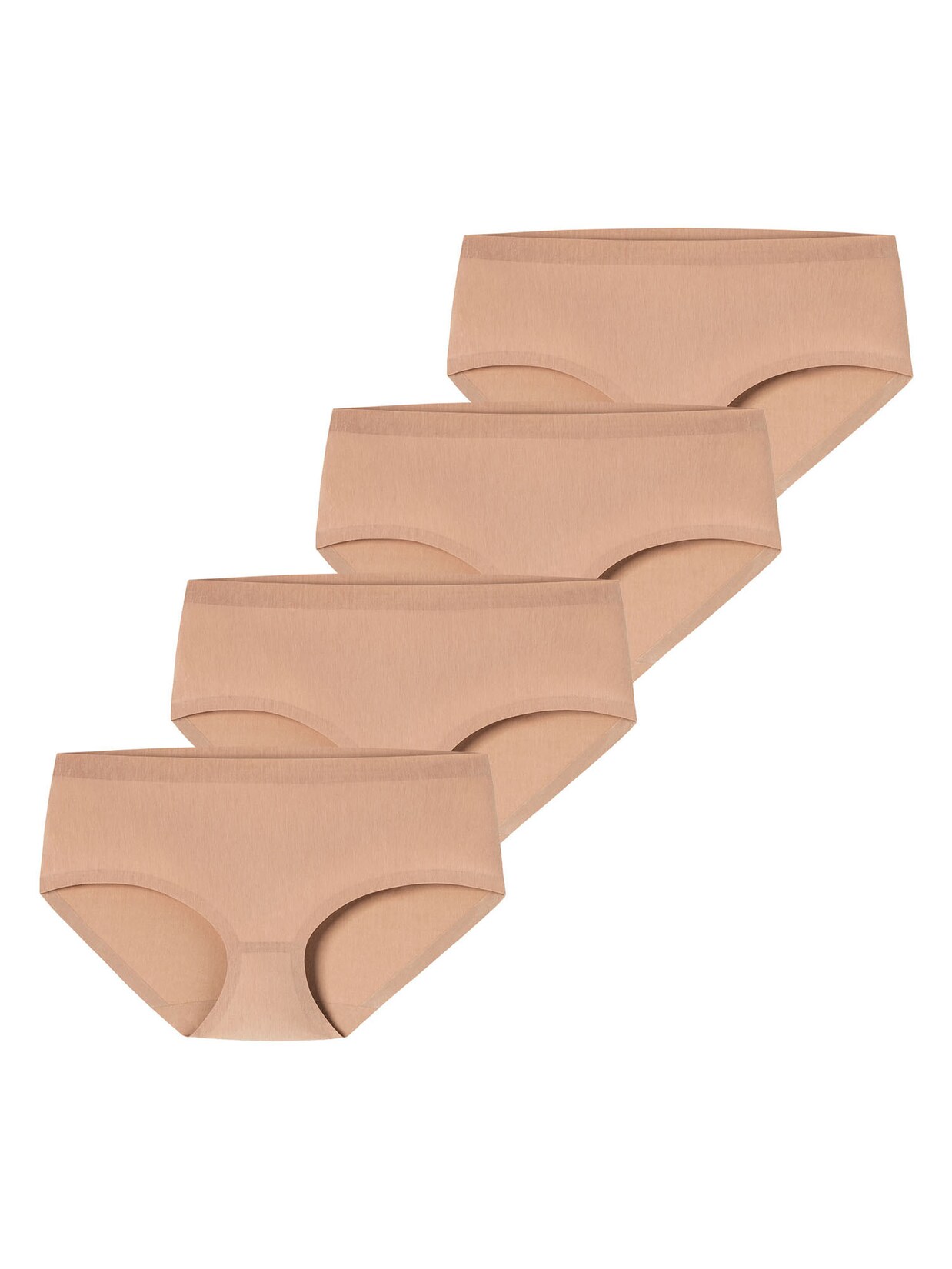 Schiesser Damen Panty Invisible Cotton 4er Pack