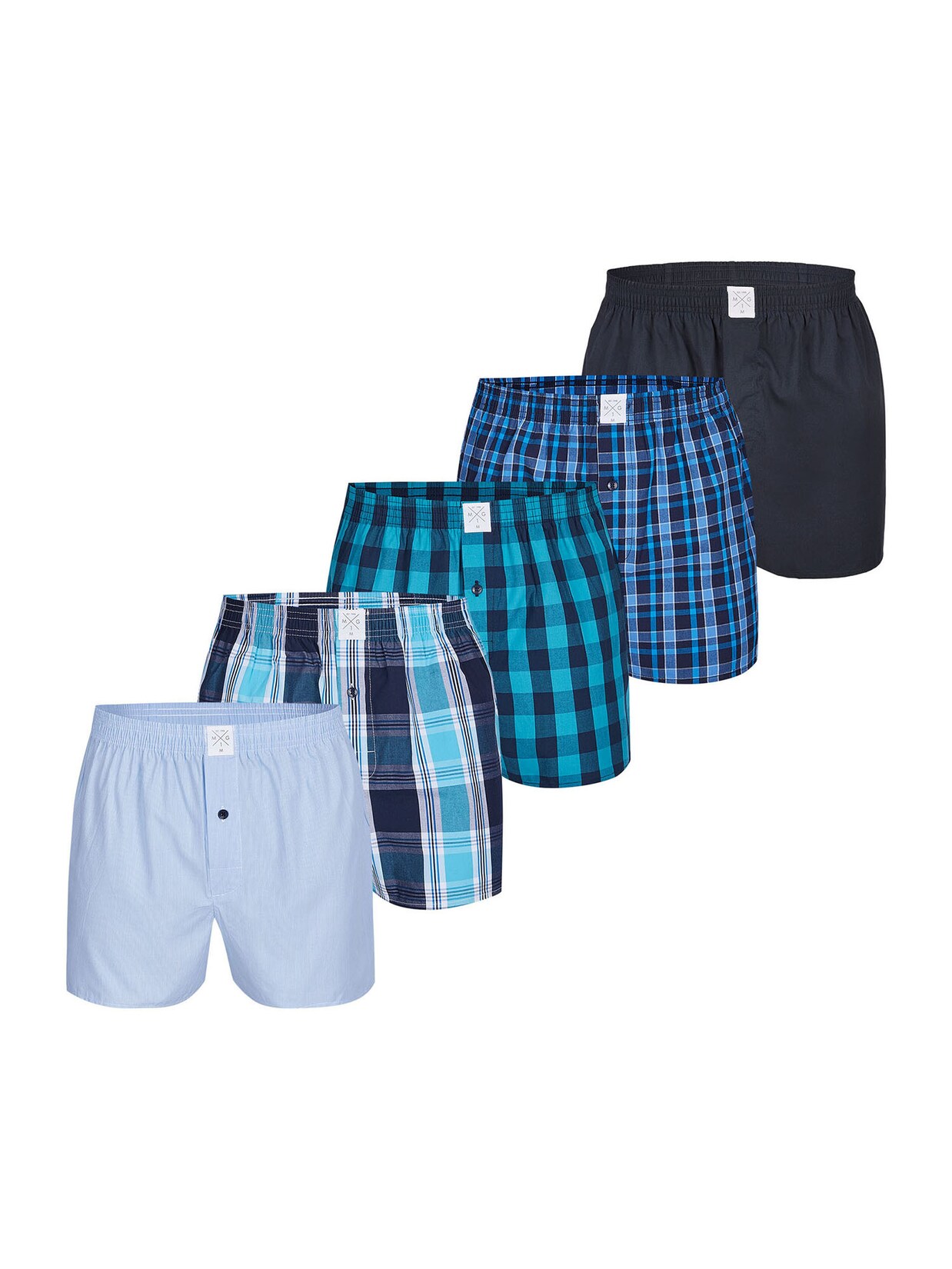 MG-1 Herren Boxer Classics 5er Pack