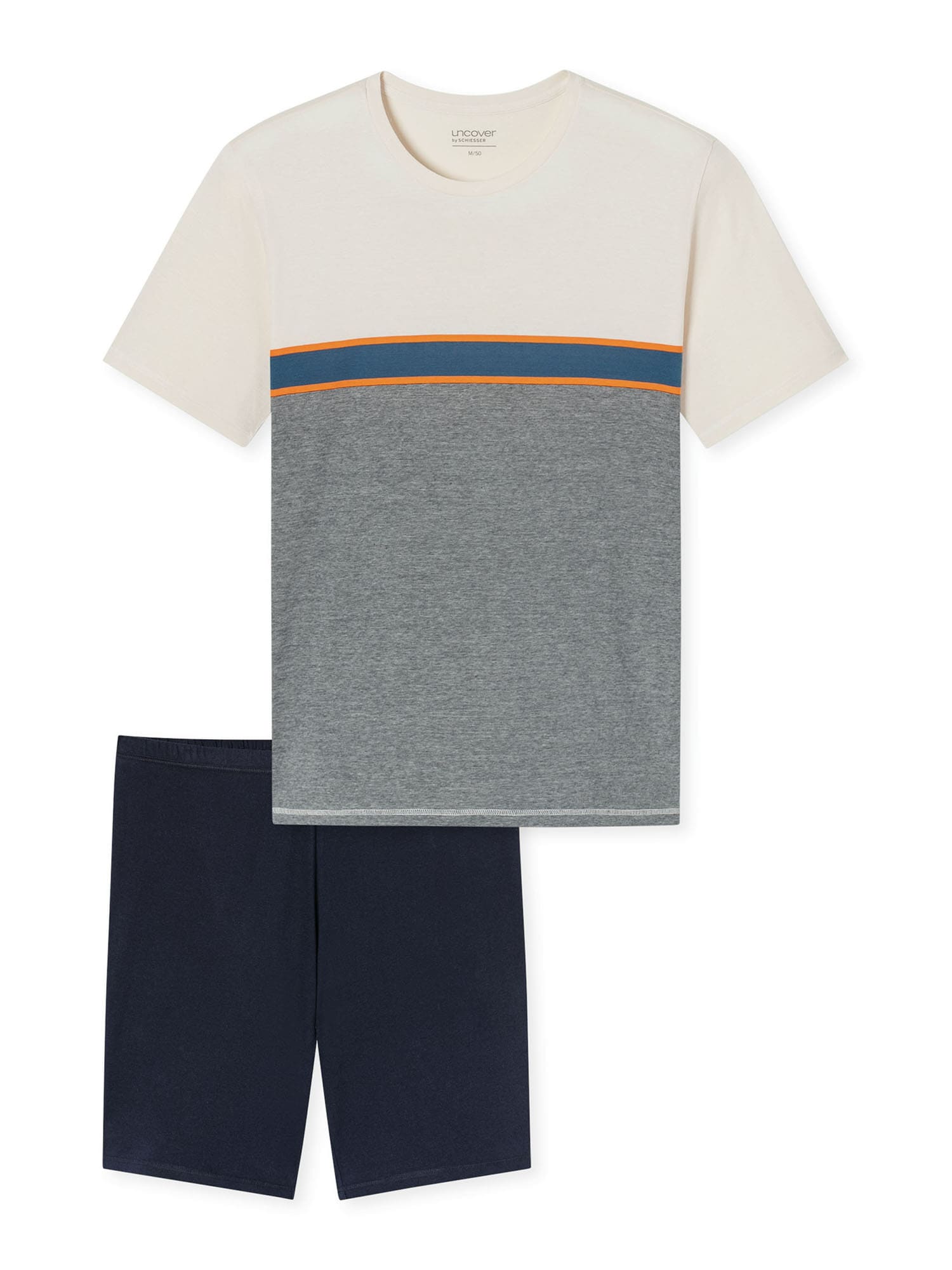 uncover by SCHIESSER Herren Schlafanzug Nightwear - kurz 1er Pack - Bild 1