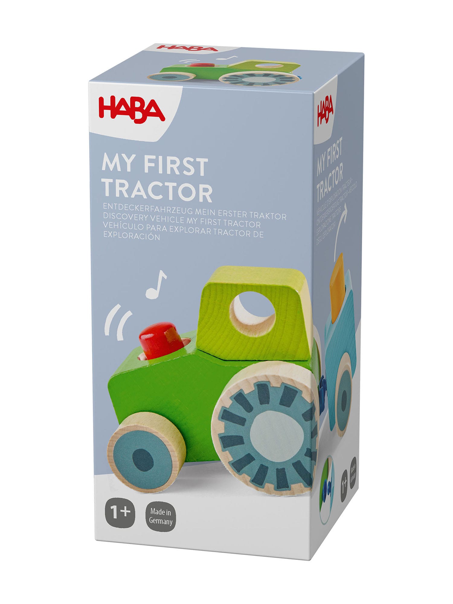 HABA Unisex Spielzeug-Traktor Entdeckerfahrzeug 1er Pack - Bild 1