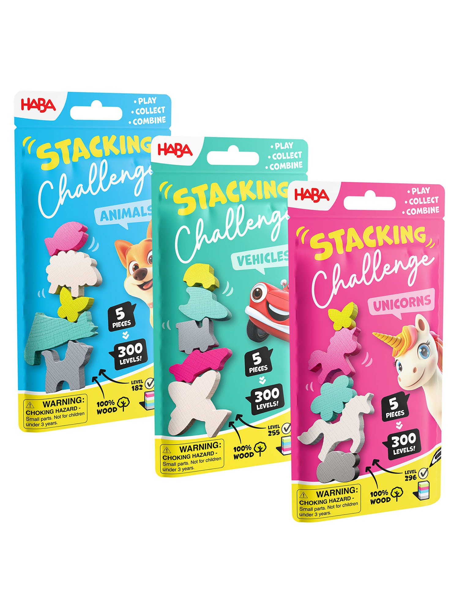 HABA Unisex Spiel Stacking Challenge 3er Pack - Bild 1