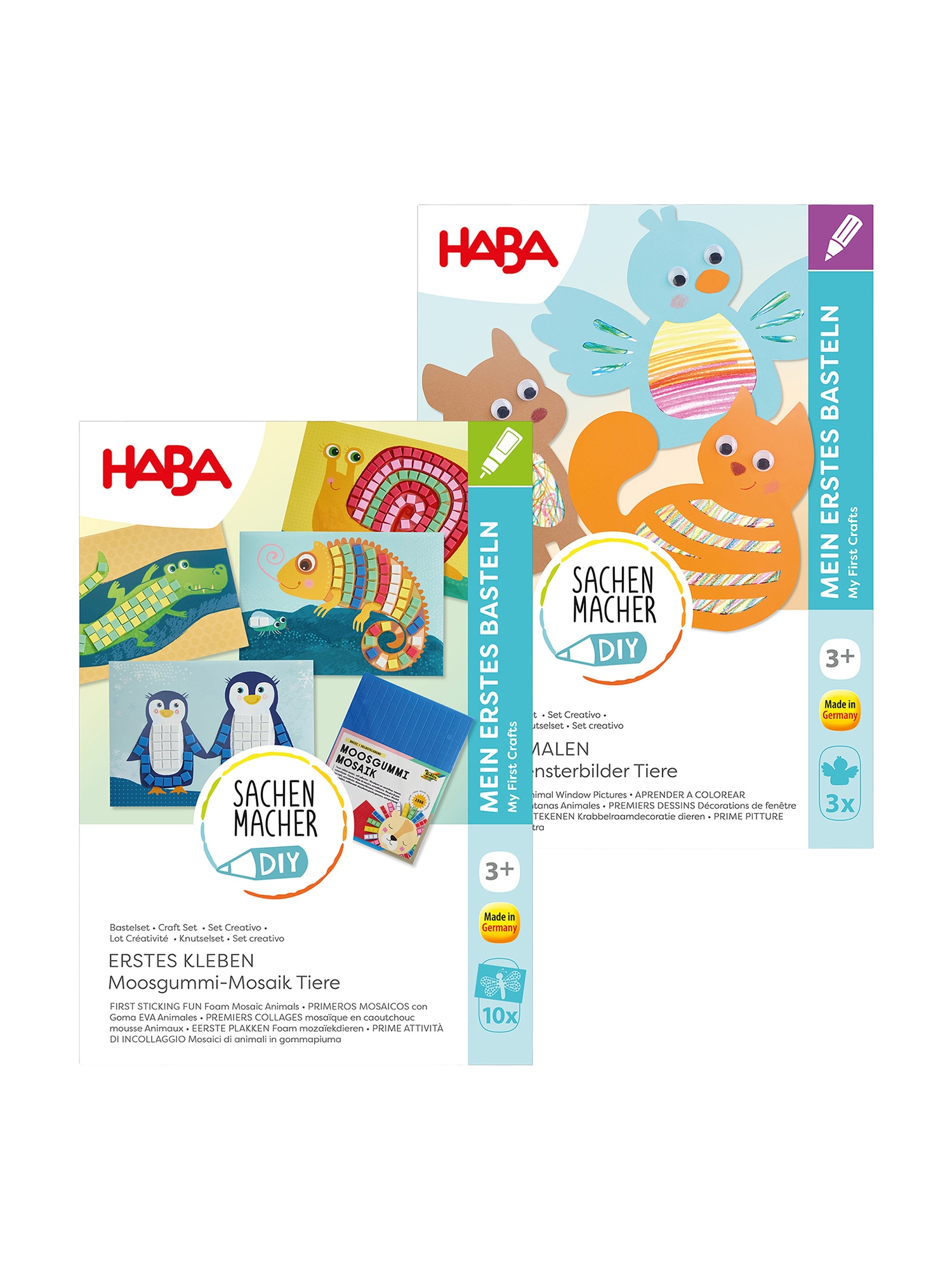HABA Unisex Bastelset Sachenmacher - Erste Kreativversuche ab 3 2er Pack - Bild 1