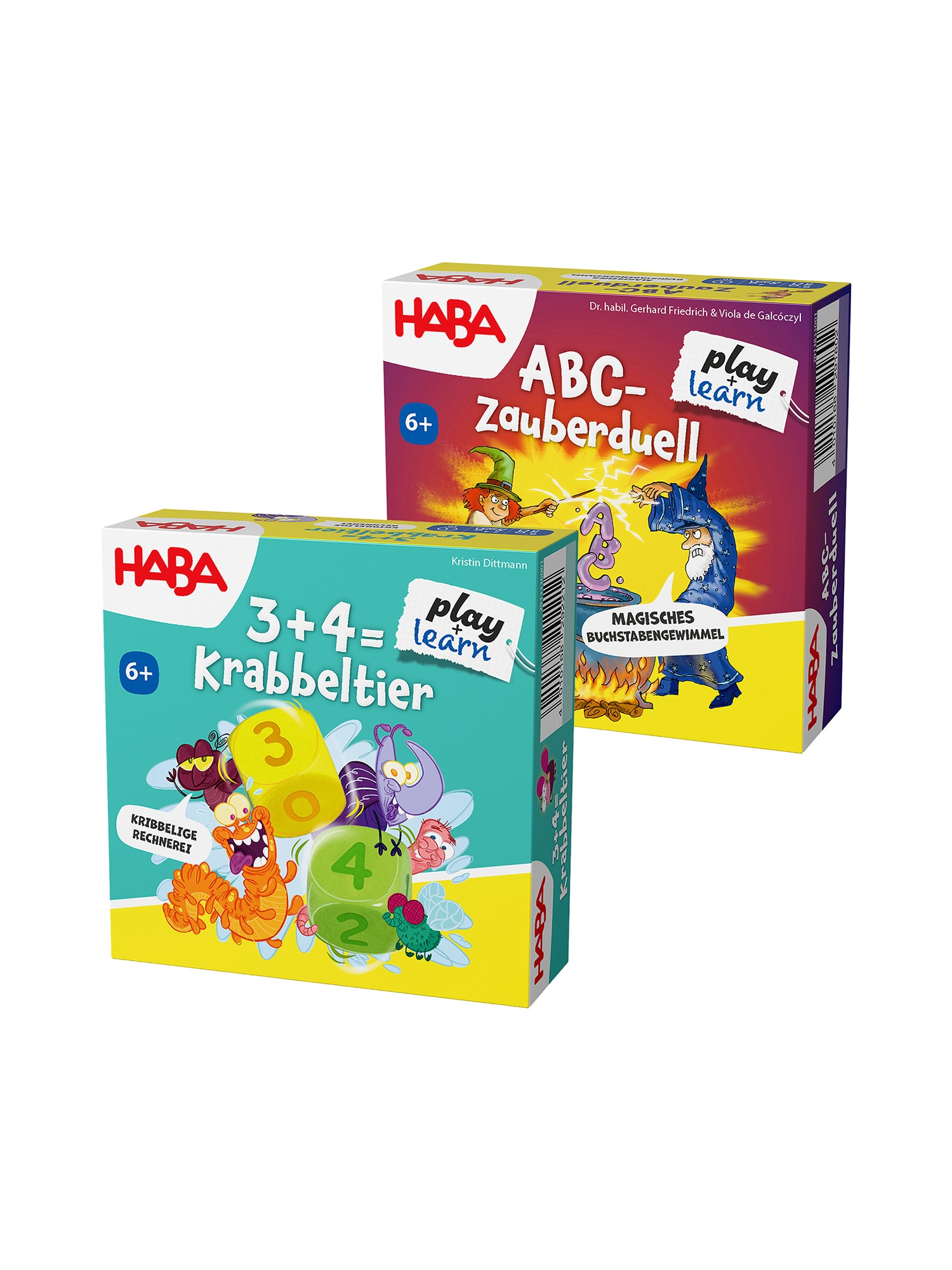 HABA Unisex Spiel Spielerisches Lernen von Buchstaben & Rechnen 2er Pack - Bild 1