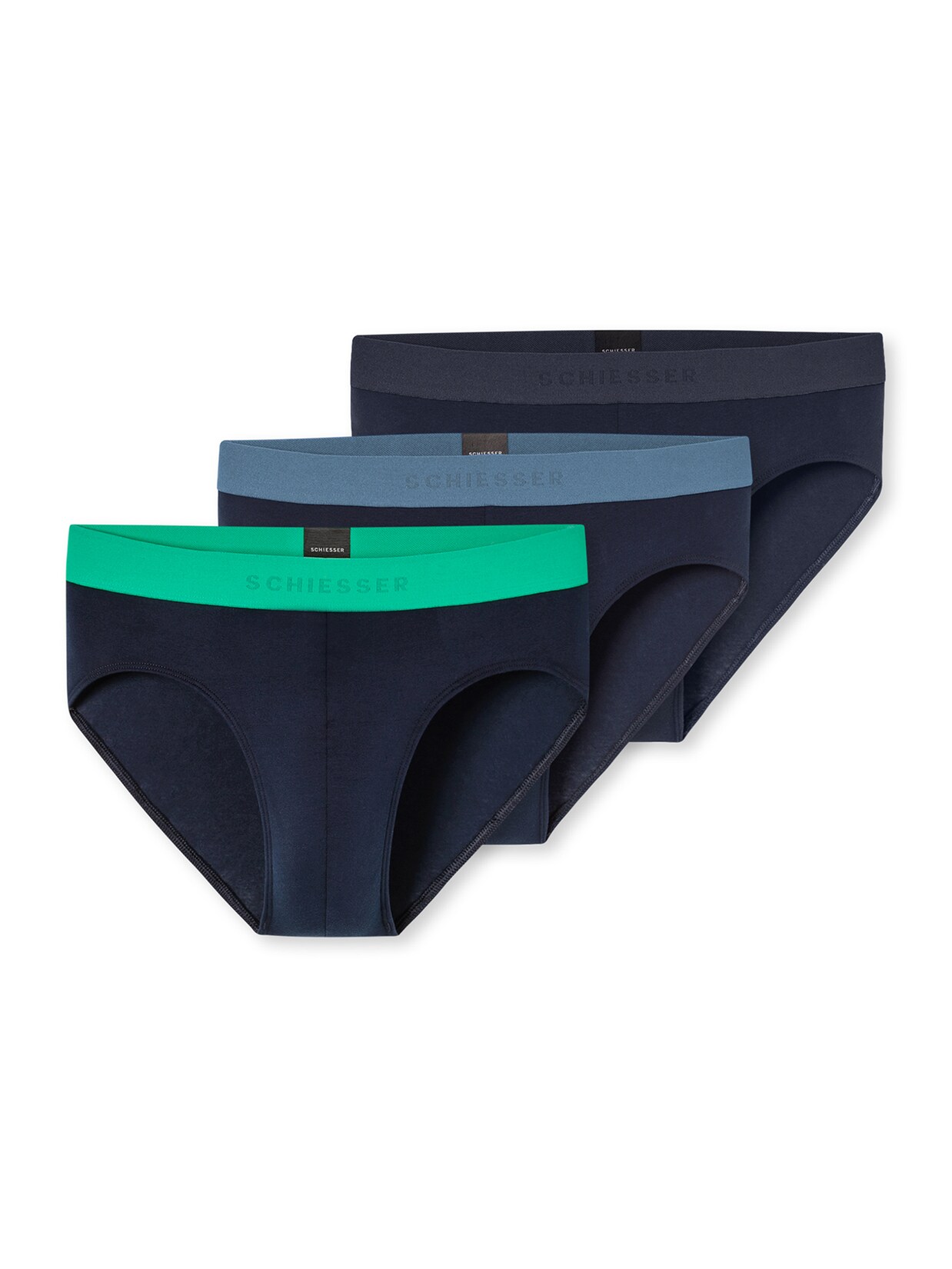 Schiesser Herren Rioslip 955 Multi 3er Pack