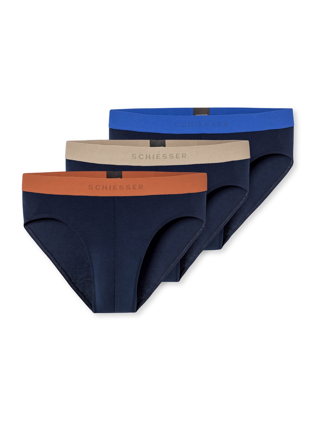 Schiesser Herren Rioslip 955 Multi 3er Pack