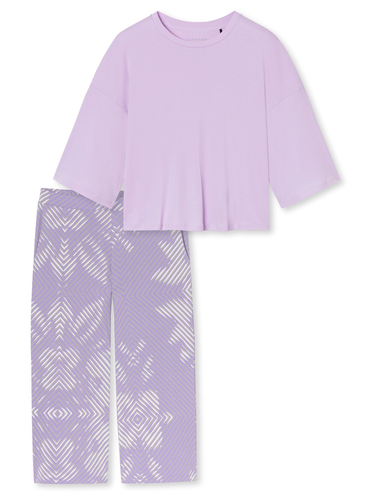 Schiesser Damen Schlafanzug Modern Nightwear 1er Pack