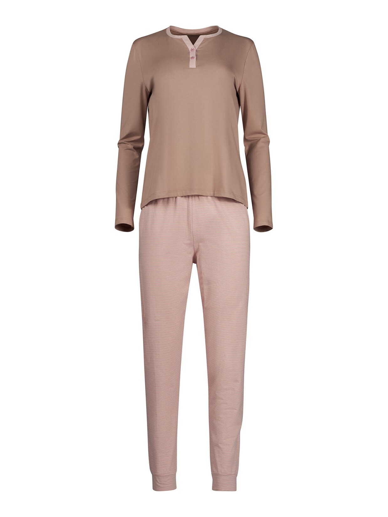 Huber Damen Pyjama Night Basic Selection 1er Pack