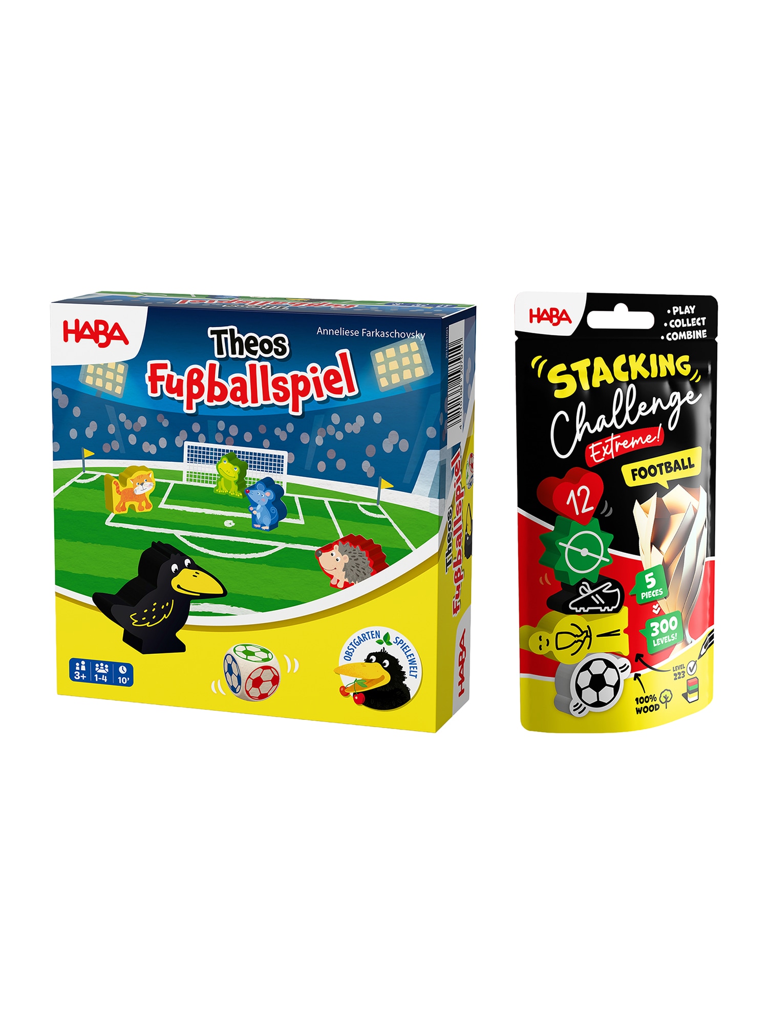 HABA Unisex Spiel Fu&szlig;ball WM 2026 Obstgarten Challenge 2er Pack - Bild 1